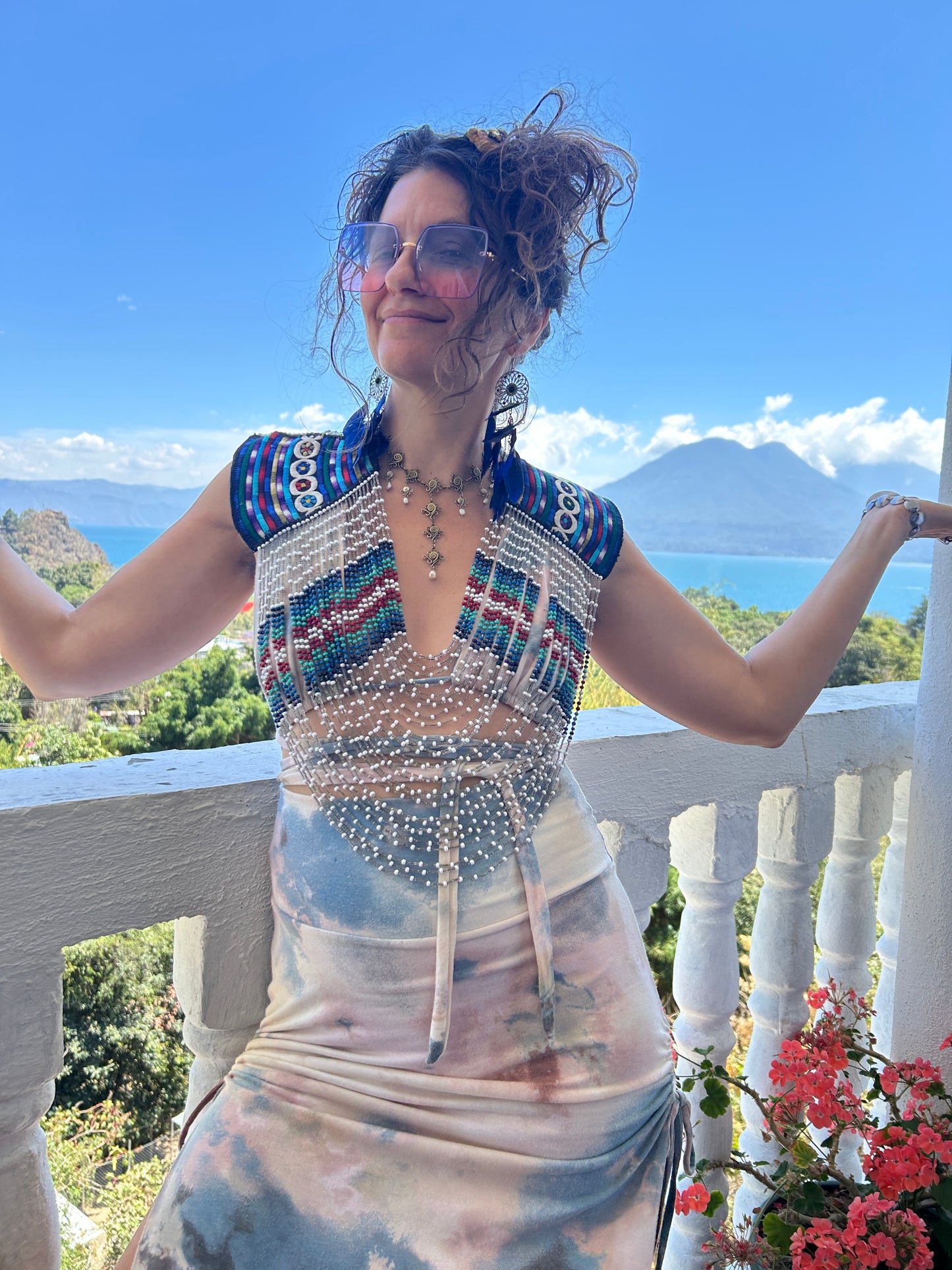 Beaded Goddess top
