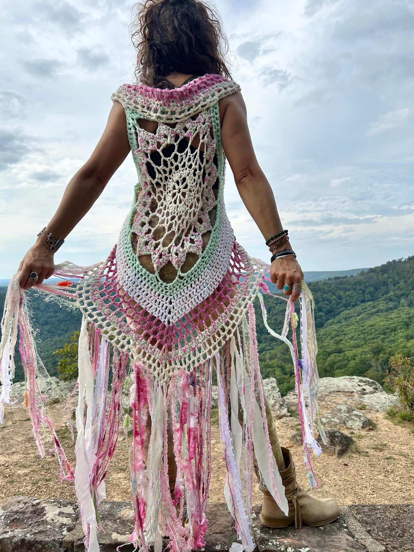Pastel fairy fae vest