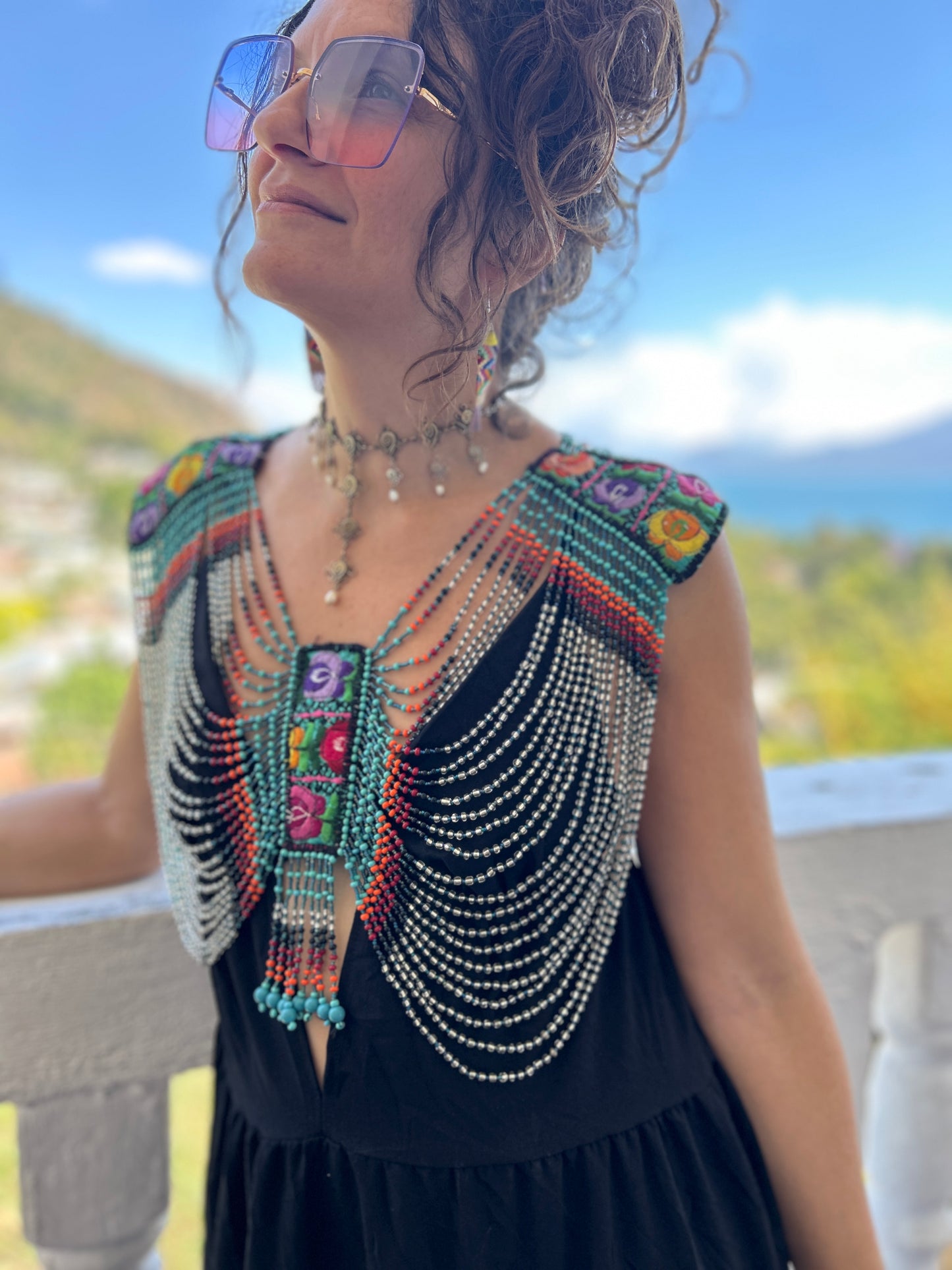 Beaded Goddess top