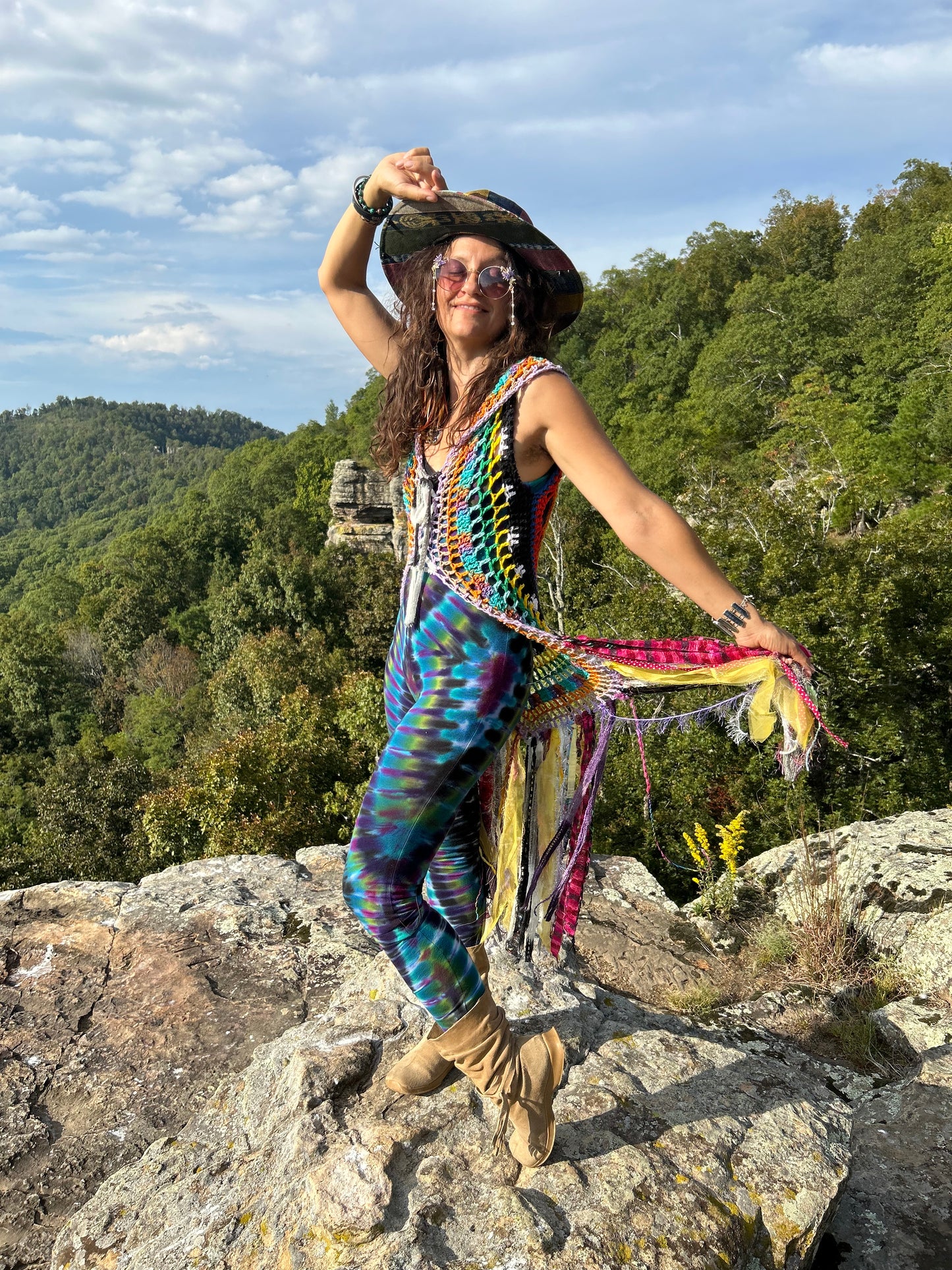 Rainbow fae vest
