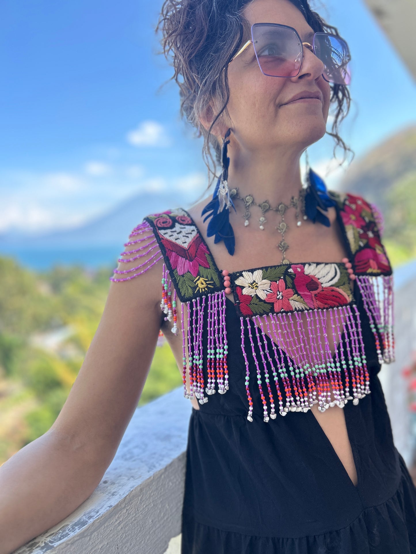 Beaded Goddess top