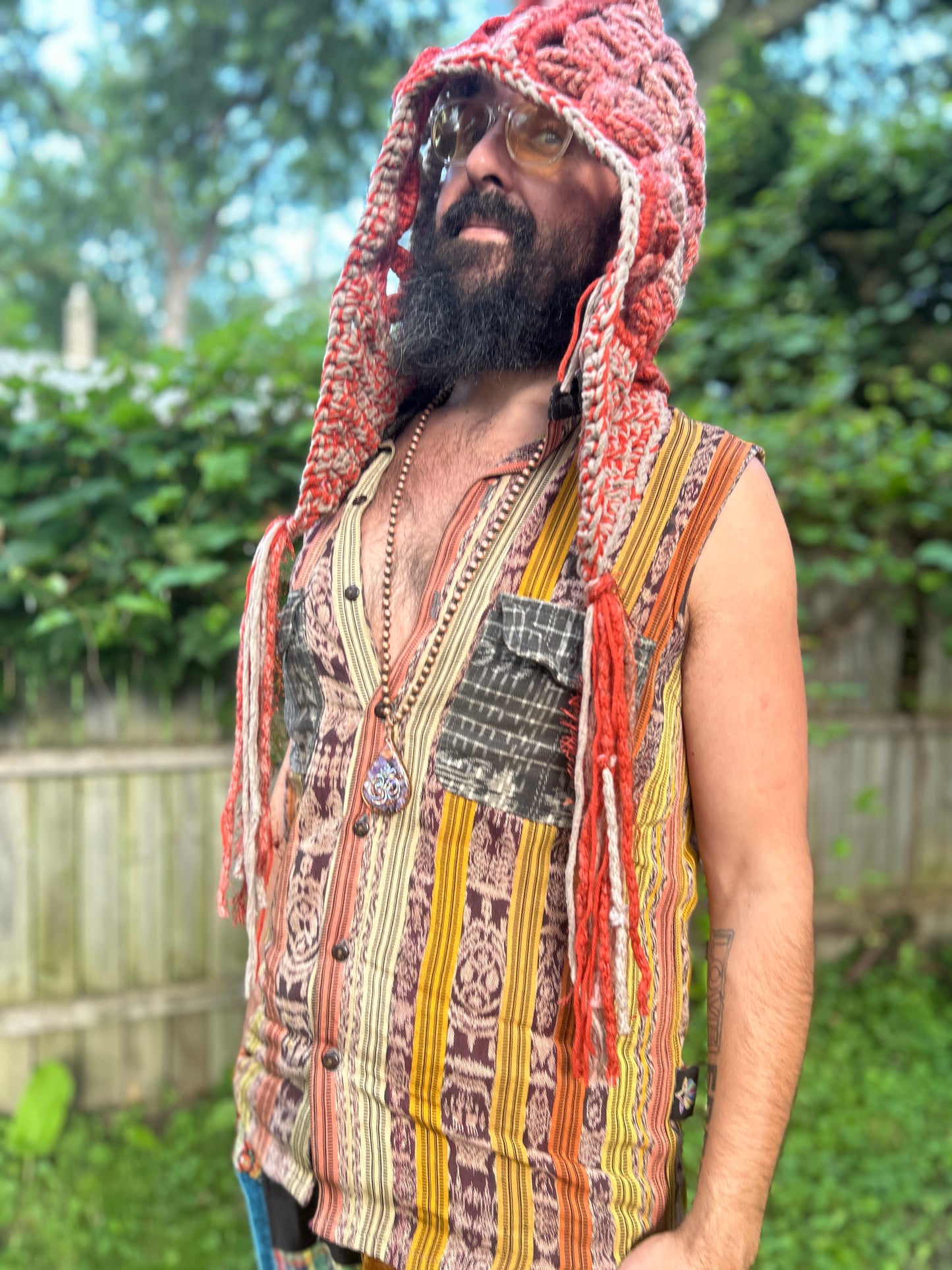 Flower of Life oversized hood