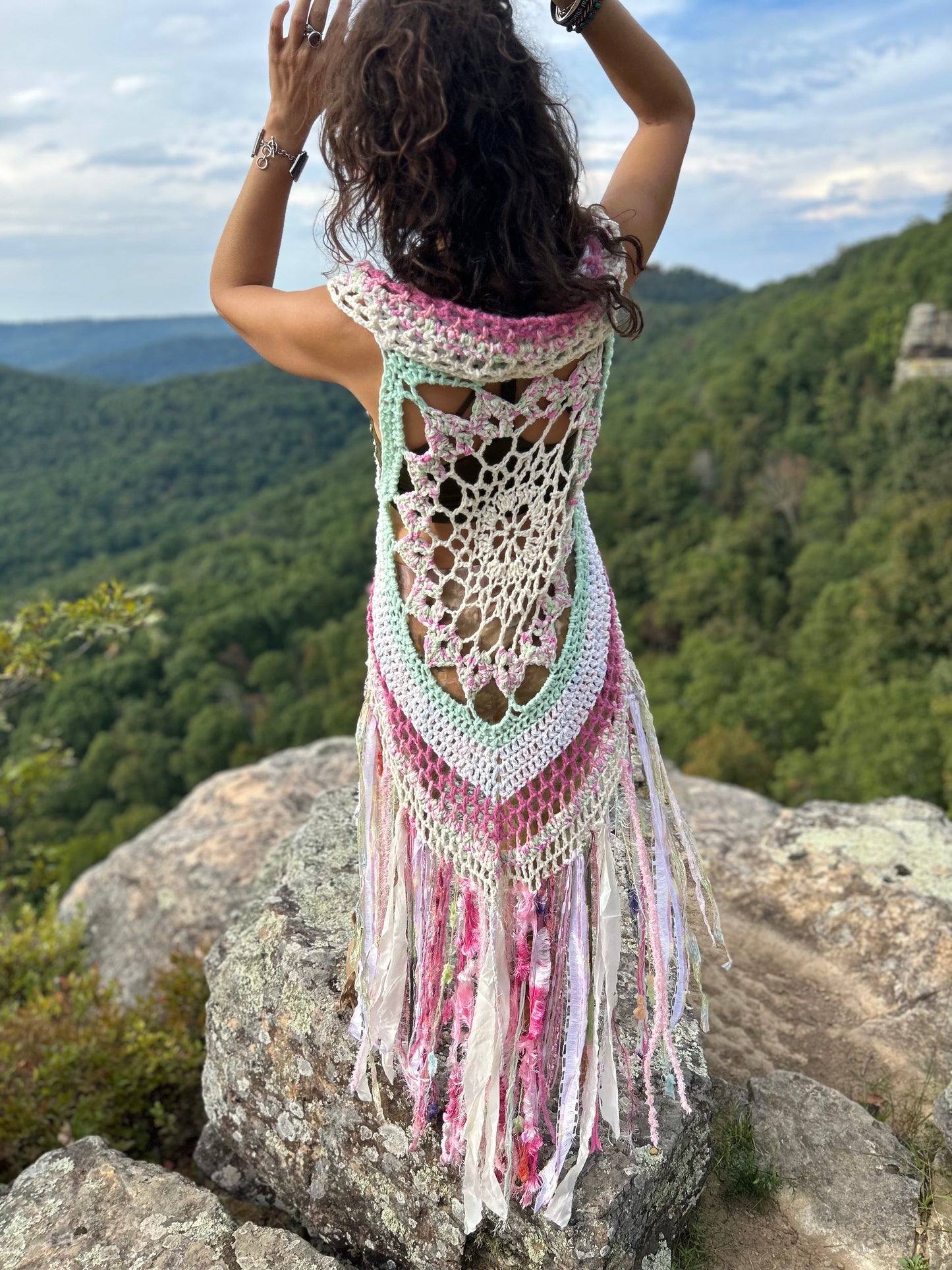 Pastel fairy fae vest