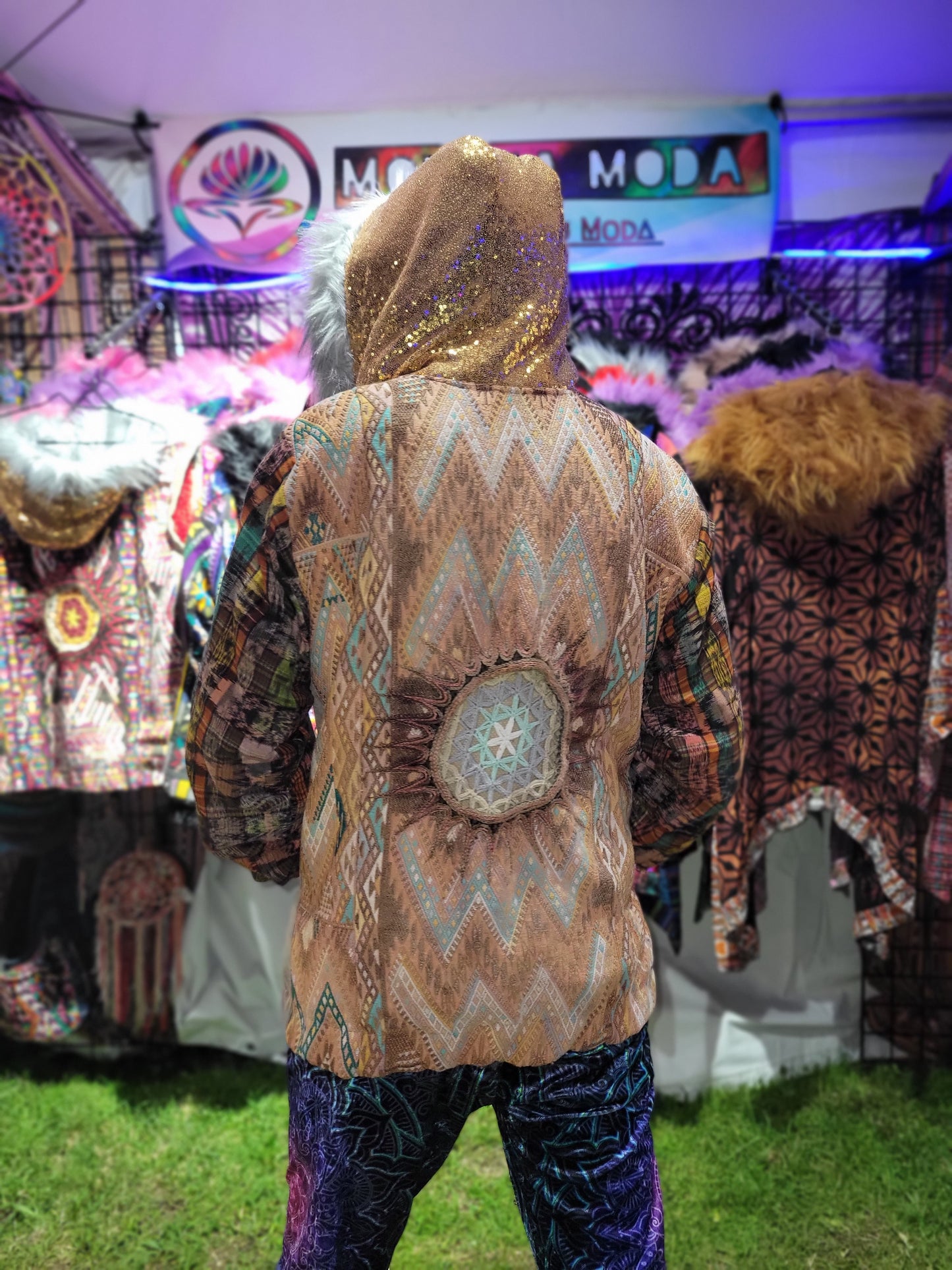 Flower of Life Jacket - Sacred Vibe