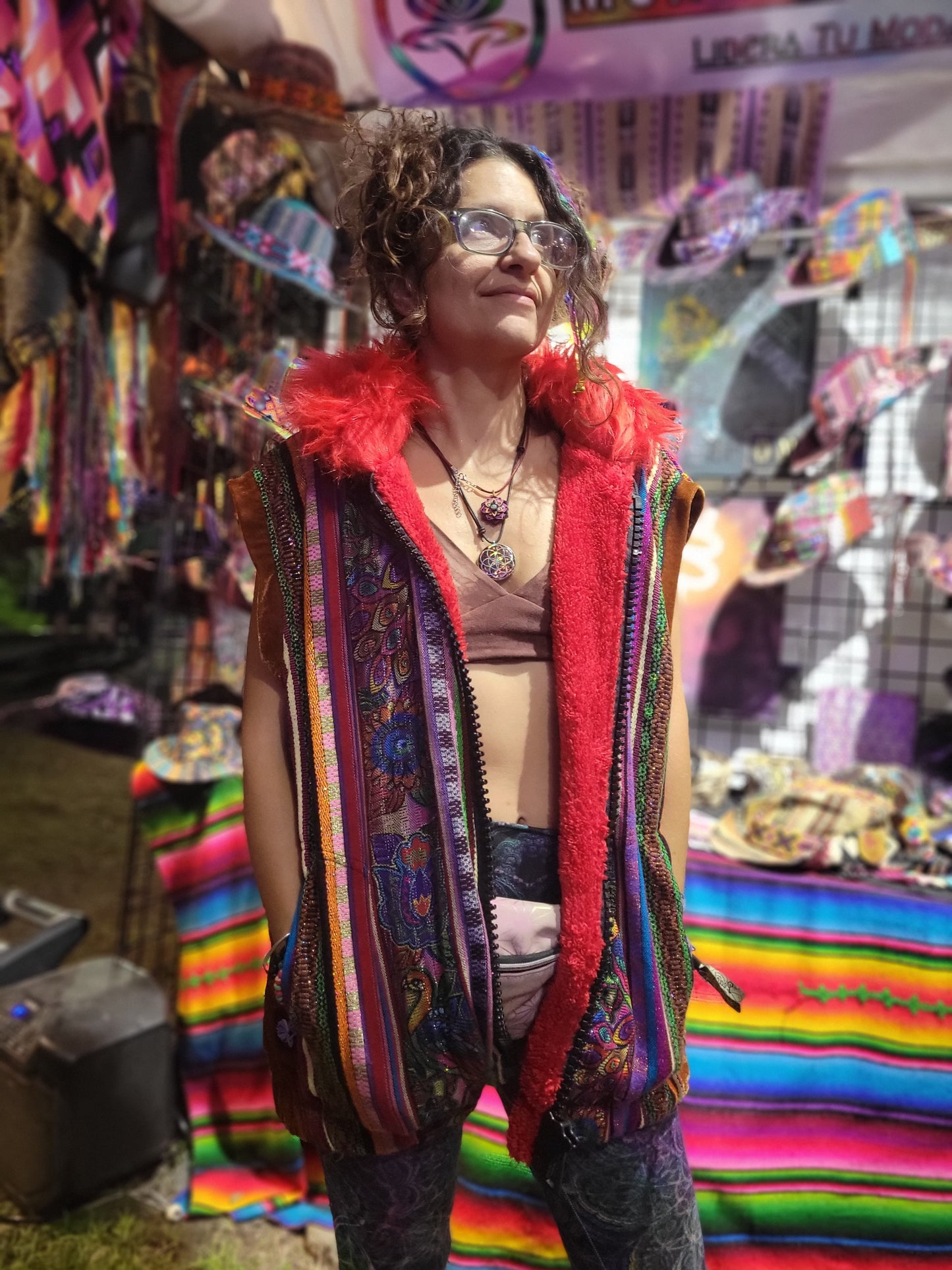 Flower of Life Jacket - Golden Vibes