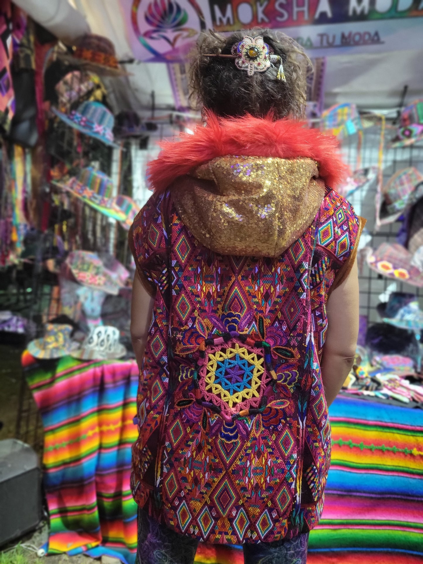 Flower of Life Jacket - Golden Vibes