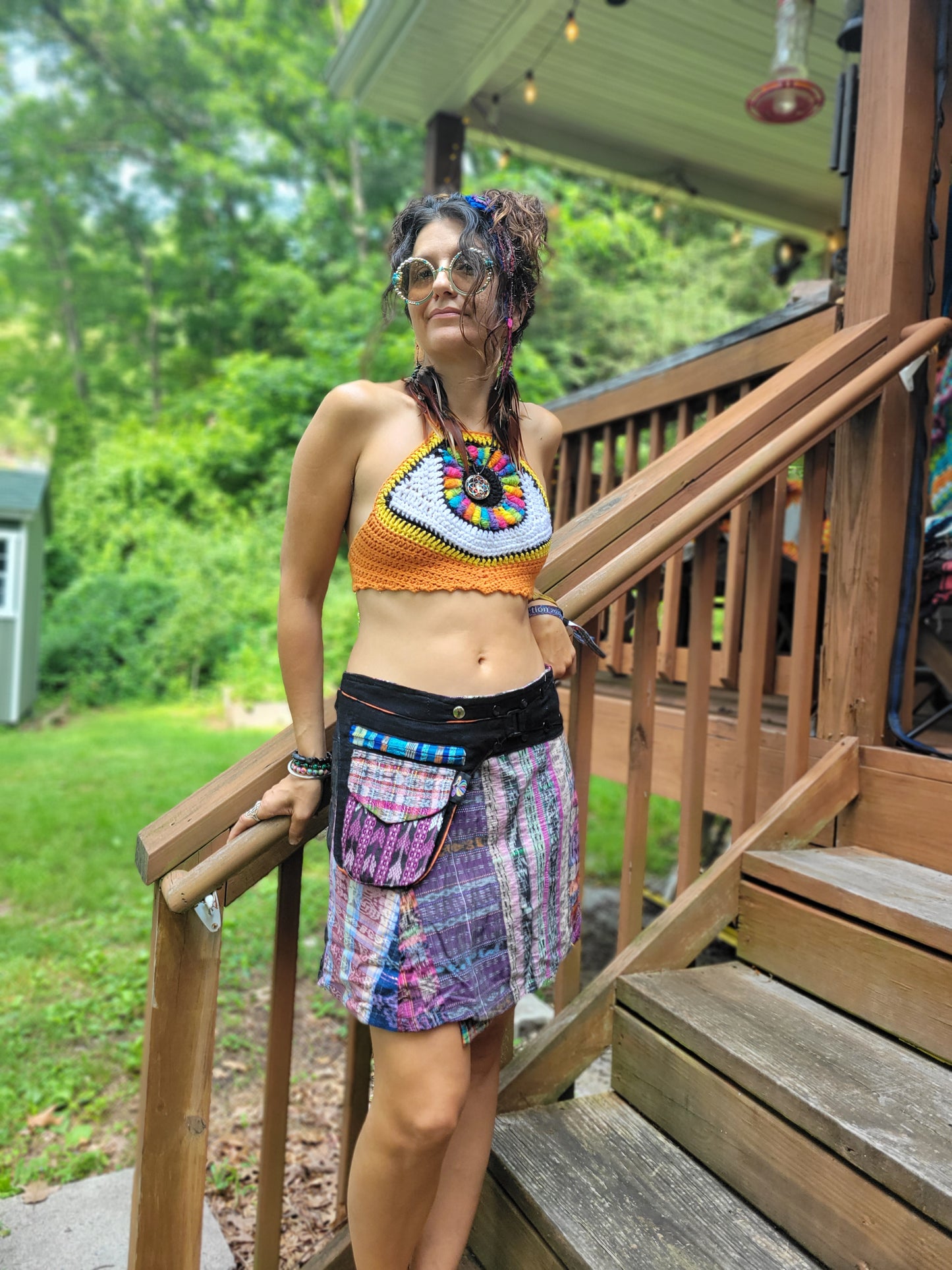 Adjustable Utility Snap Skirt