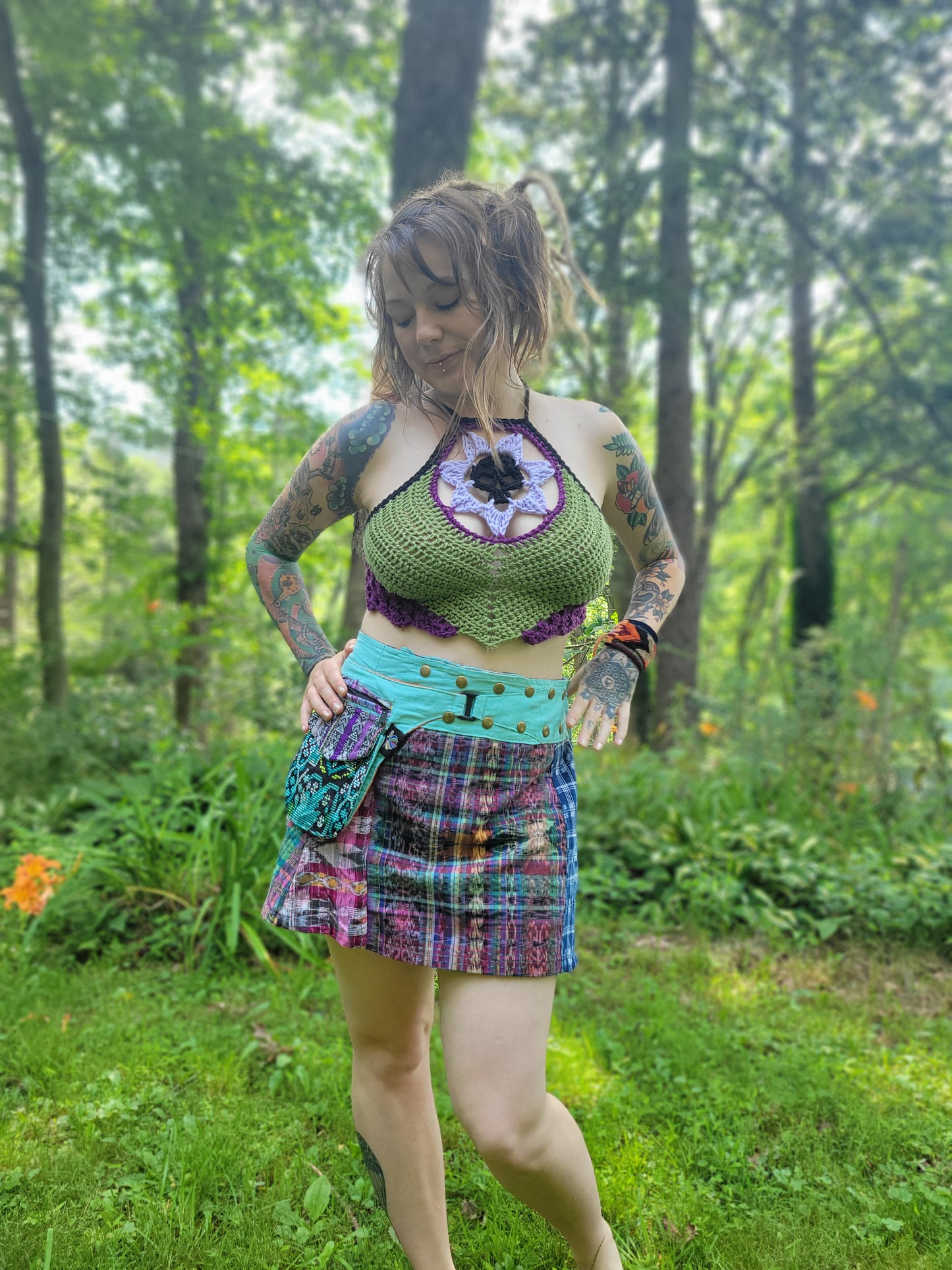 Adjustable Utility Snap Skirt
