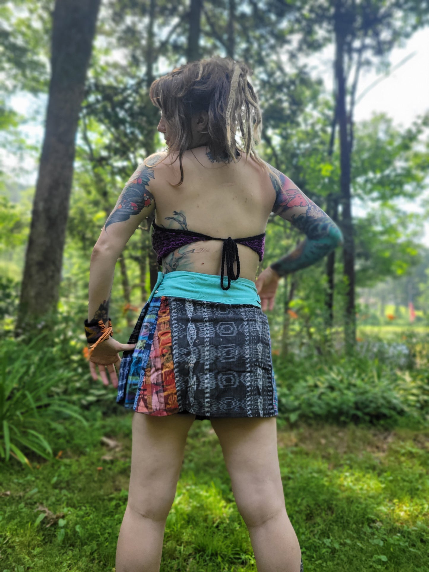 Adjustable Utility Snap Skirt