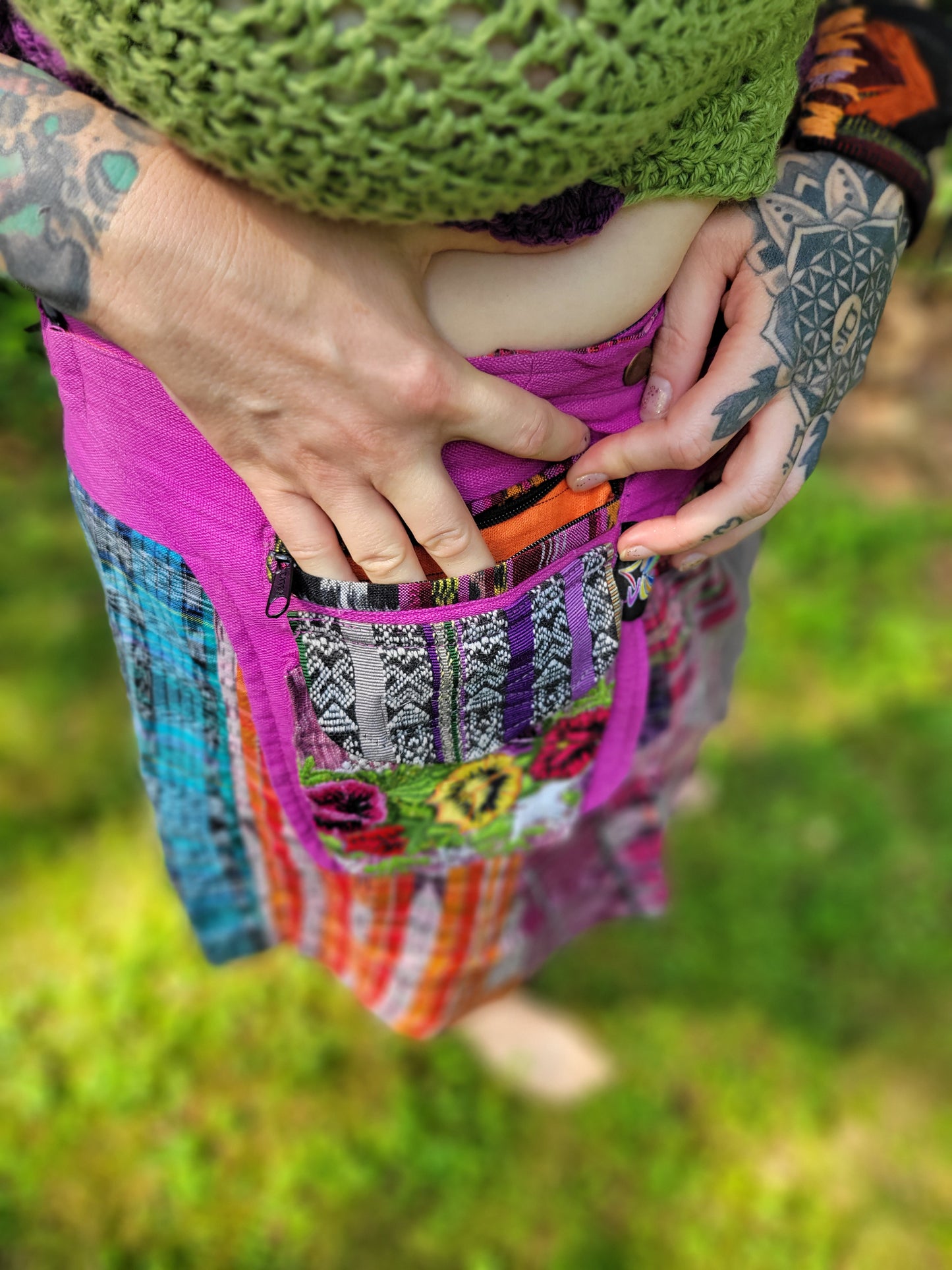 Adjustable Utility Snap Skirt
