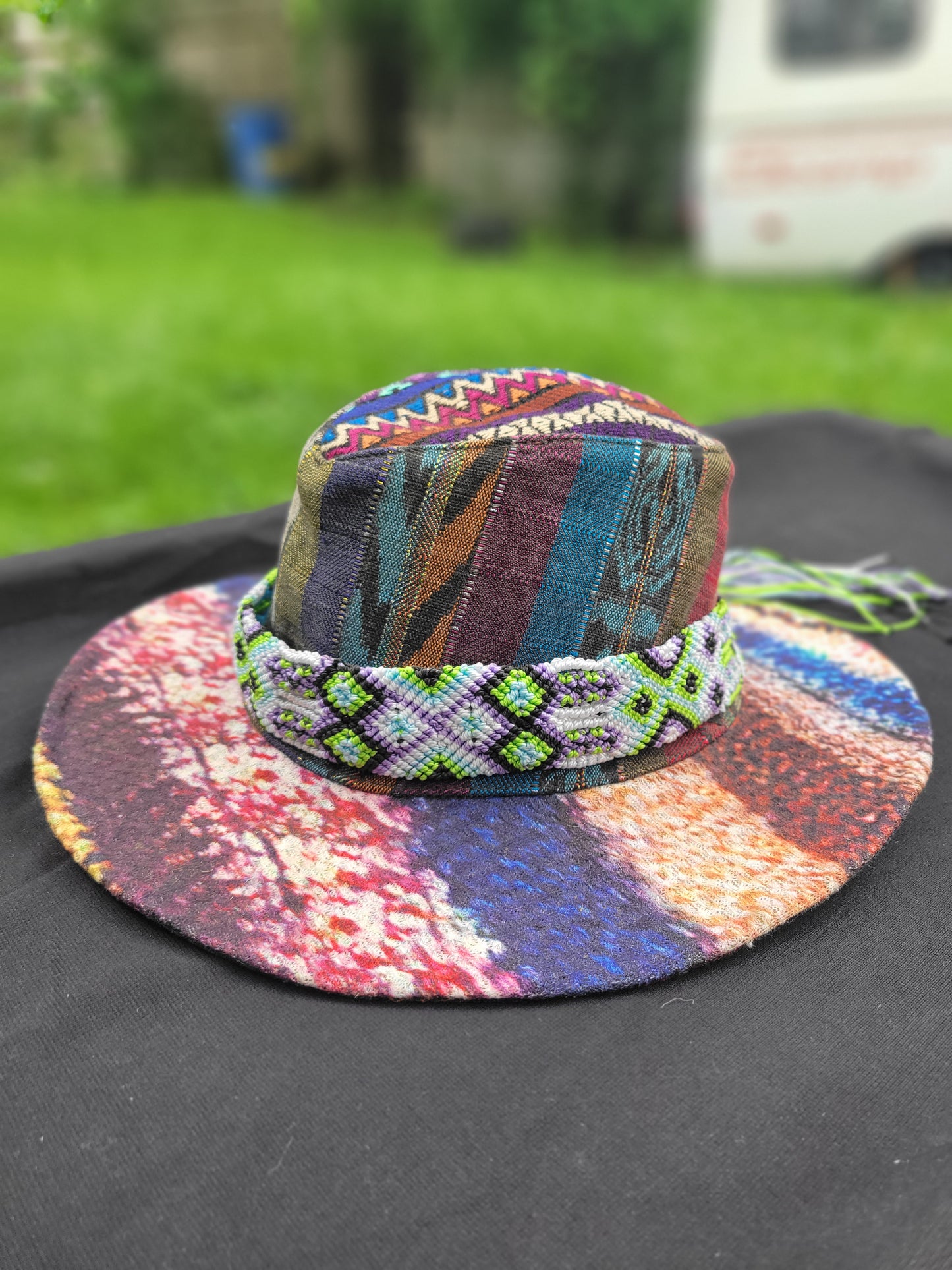 Flat Brim Sombrero - Earth Tone Delux