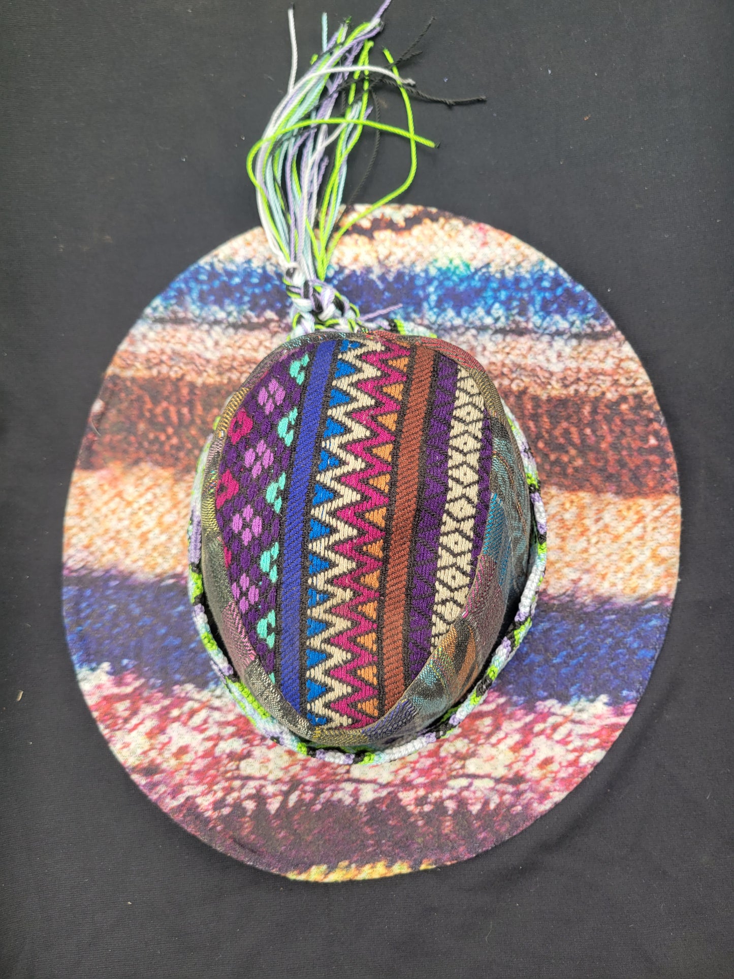 Flat Brim Sombrero - Earth Tone Delux