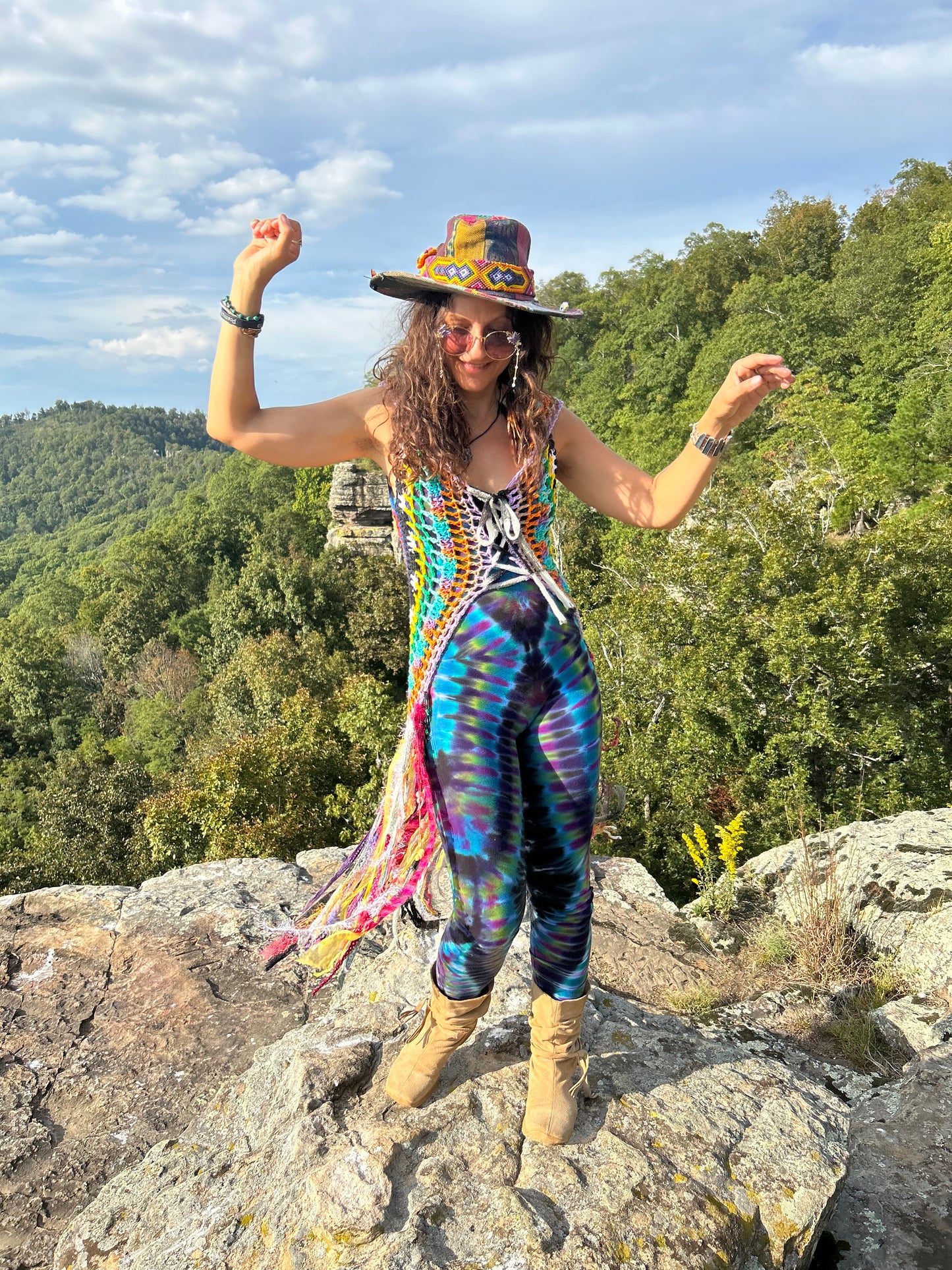 Rainbow fae vest