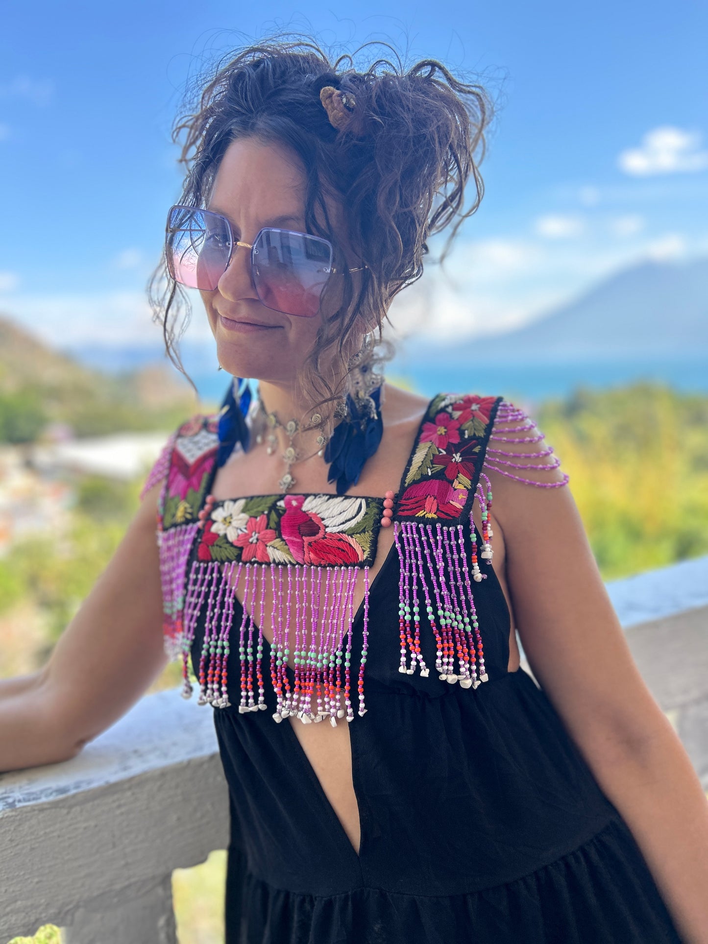 Beaded Goddess top