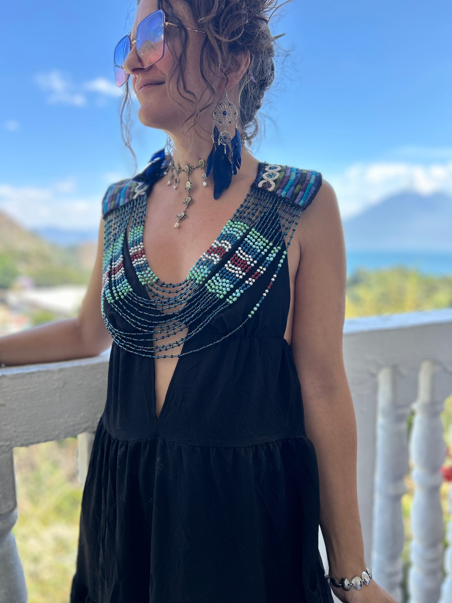 Beaded Goddess top