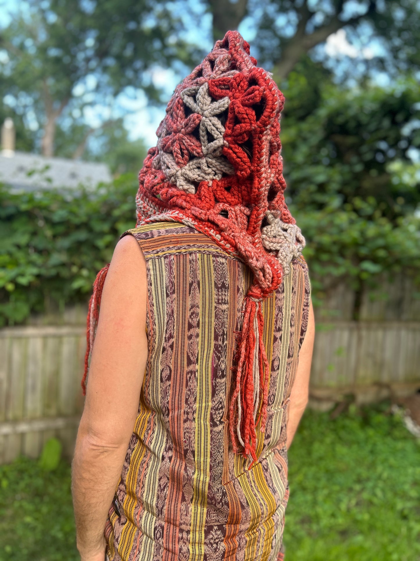 Flower of Life oversized hood