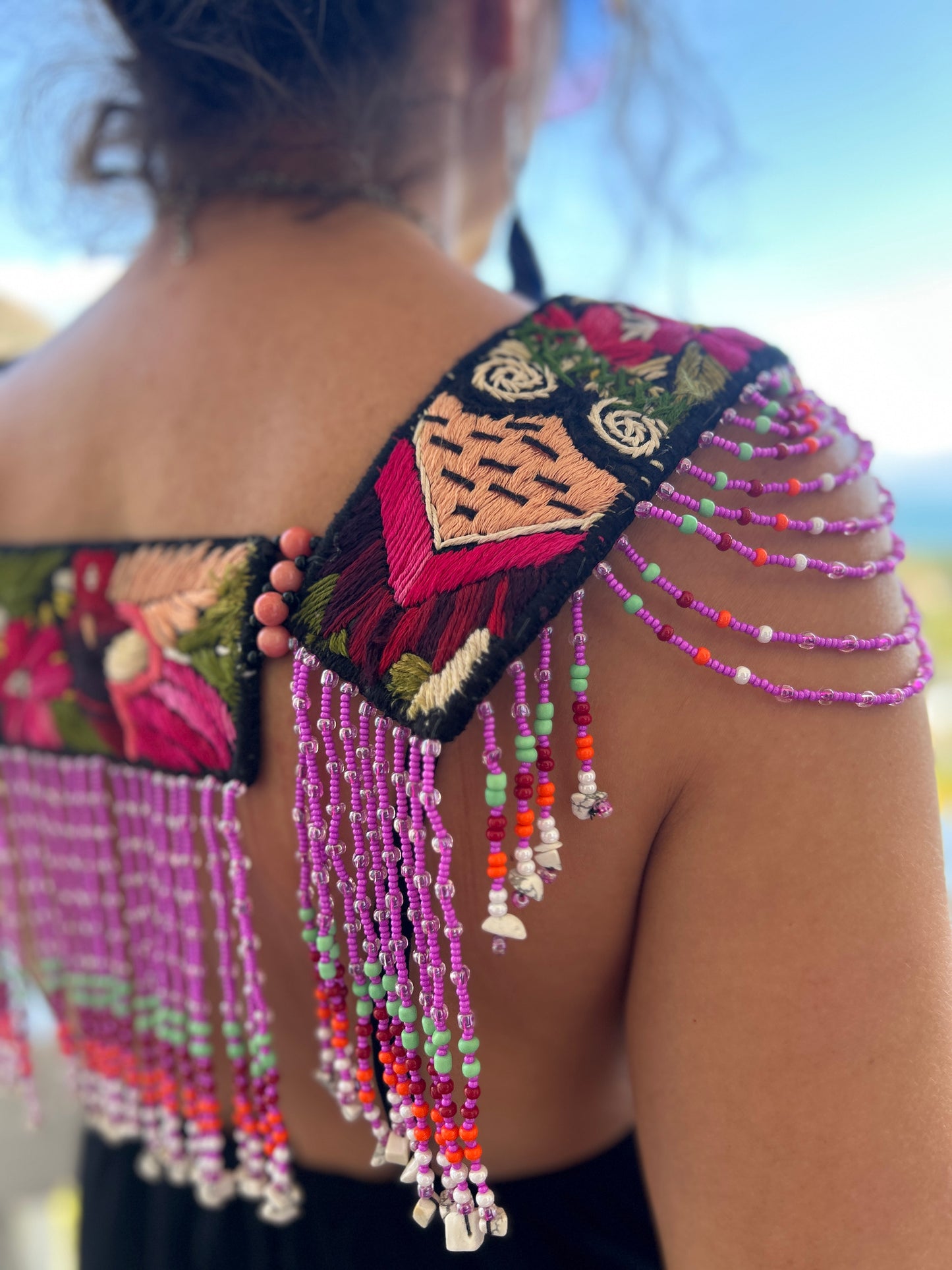 Beaded Goddess top
