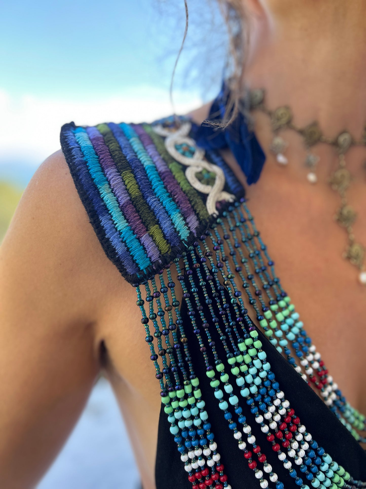 Beaded Goddess top
