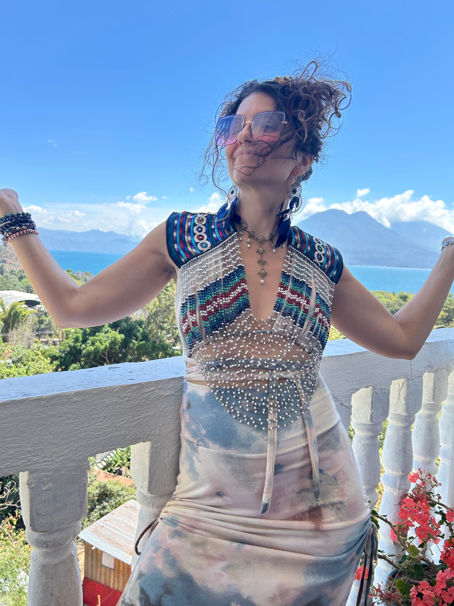 Beaded Goddess top