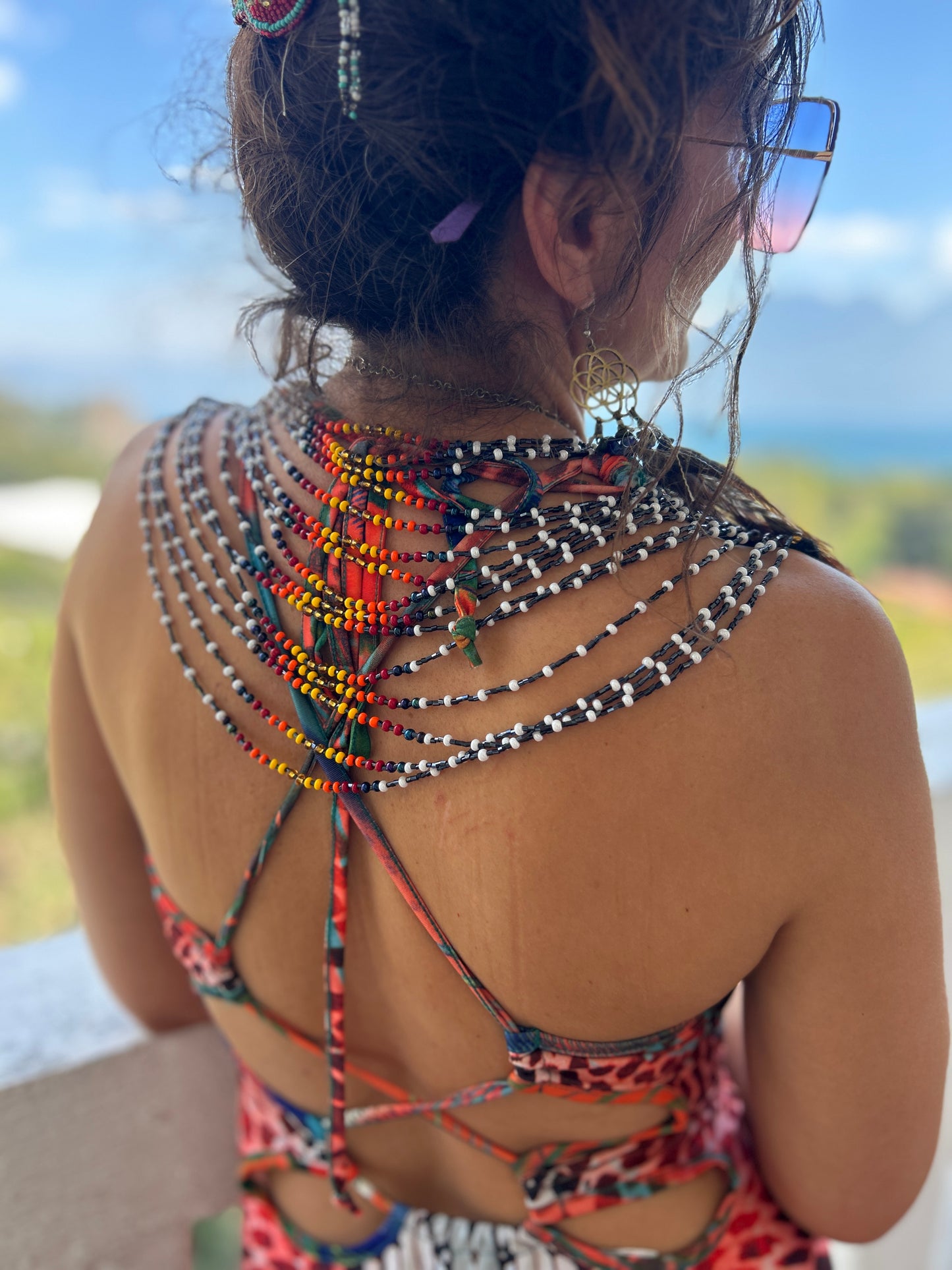 Beaded Goddess top