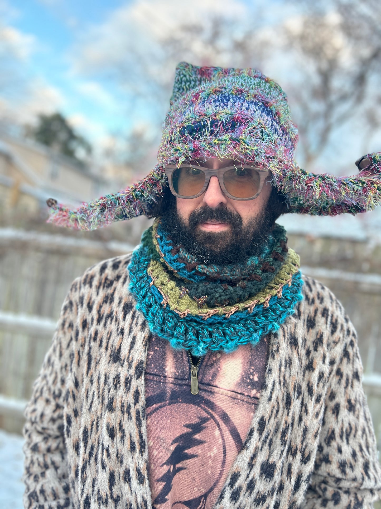 Crochet Jester hat