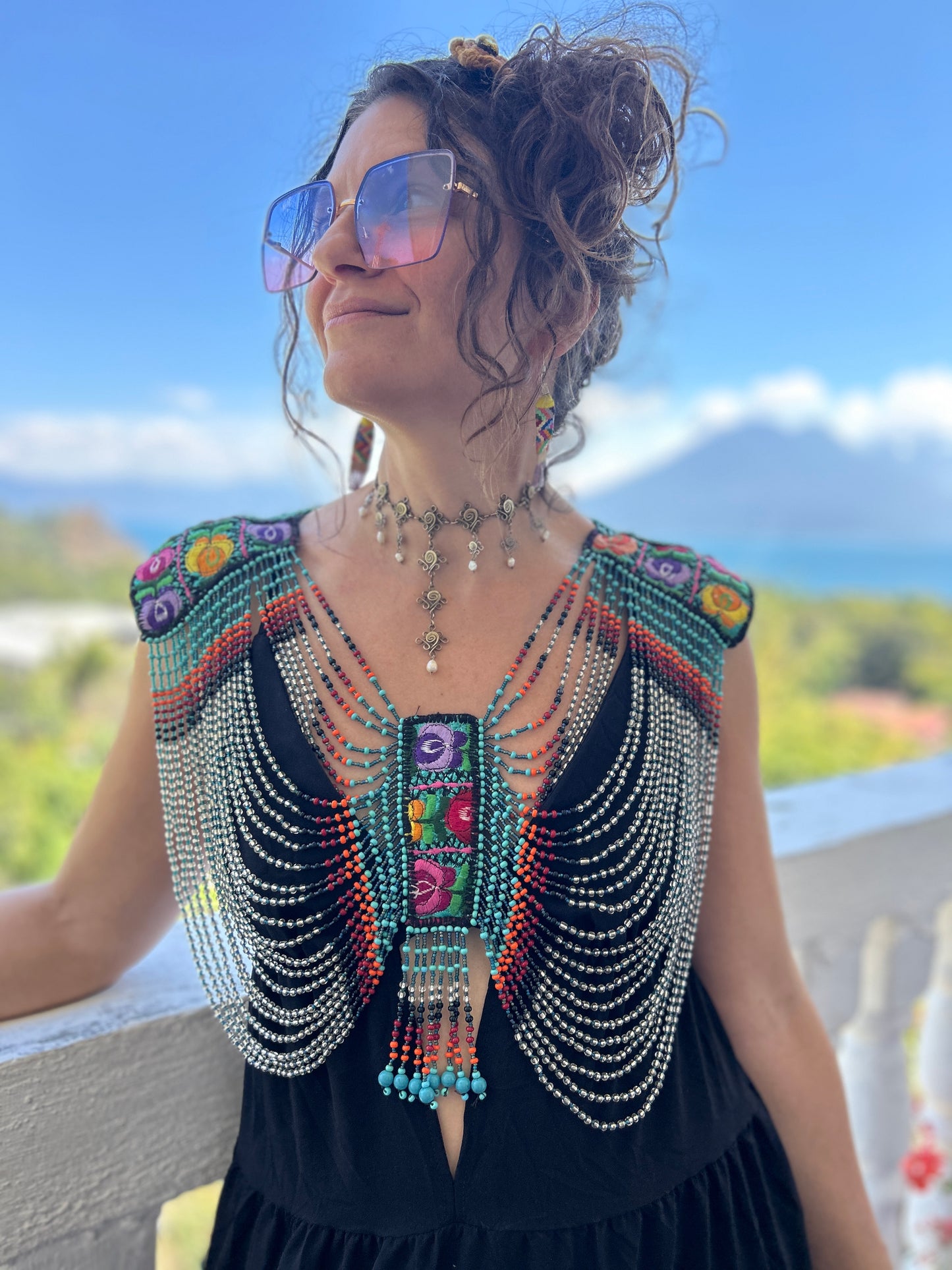 Beaded Goddess top