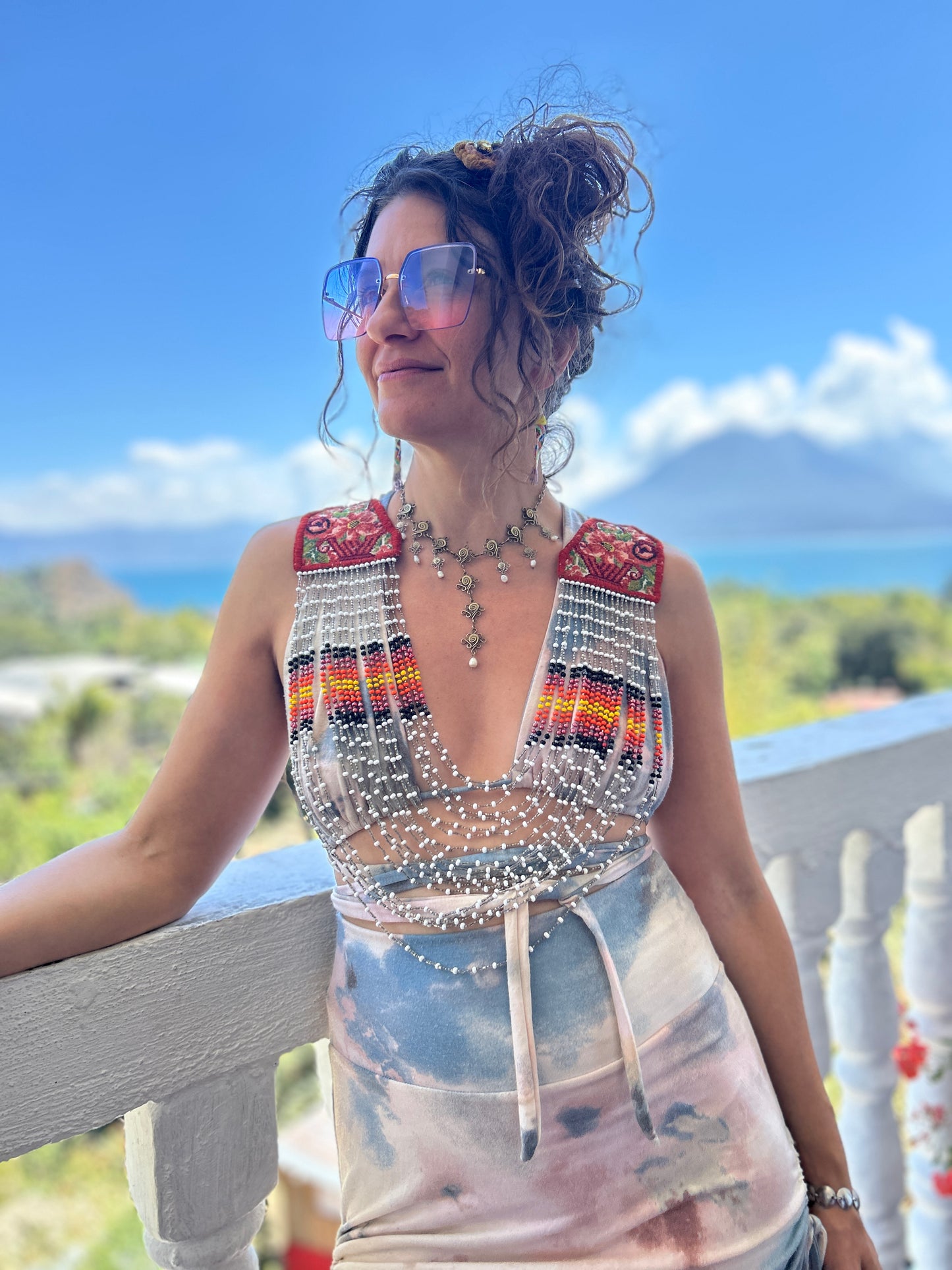 Beaded Goddess top