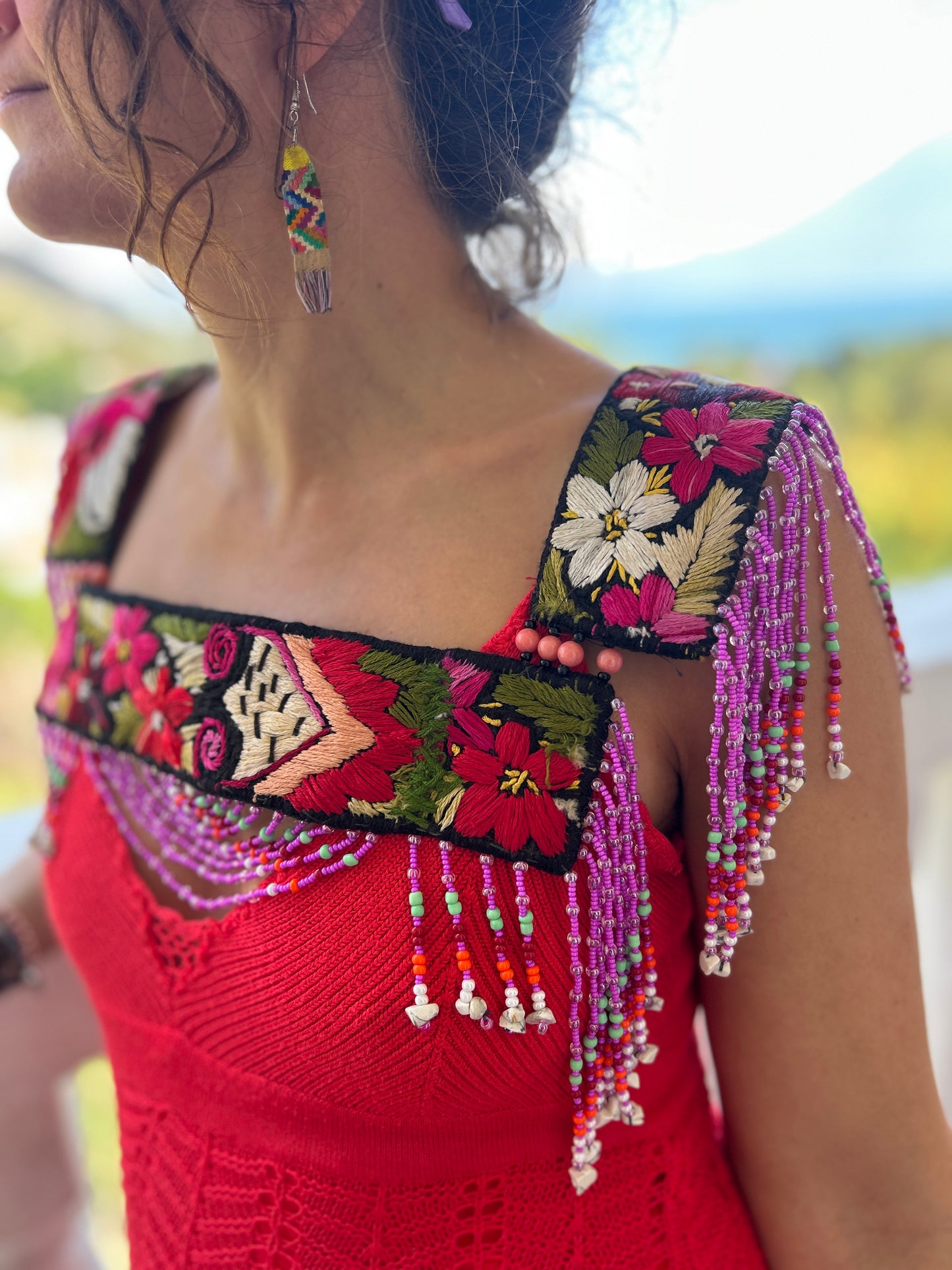 Beaded Goddess top