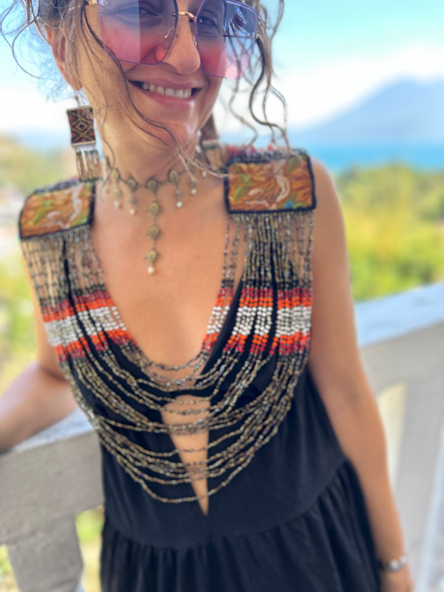 Beaded Goddess top
