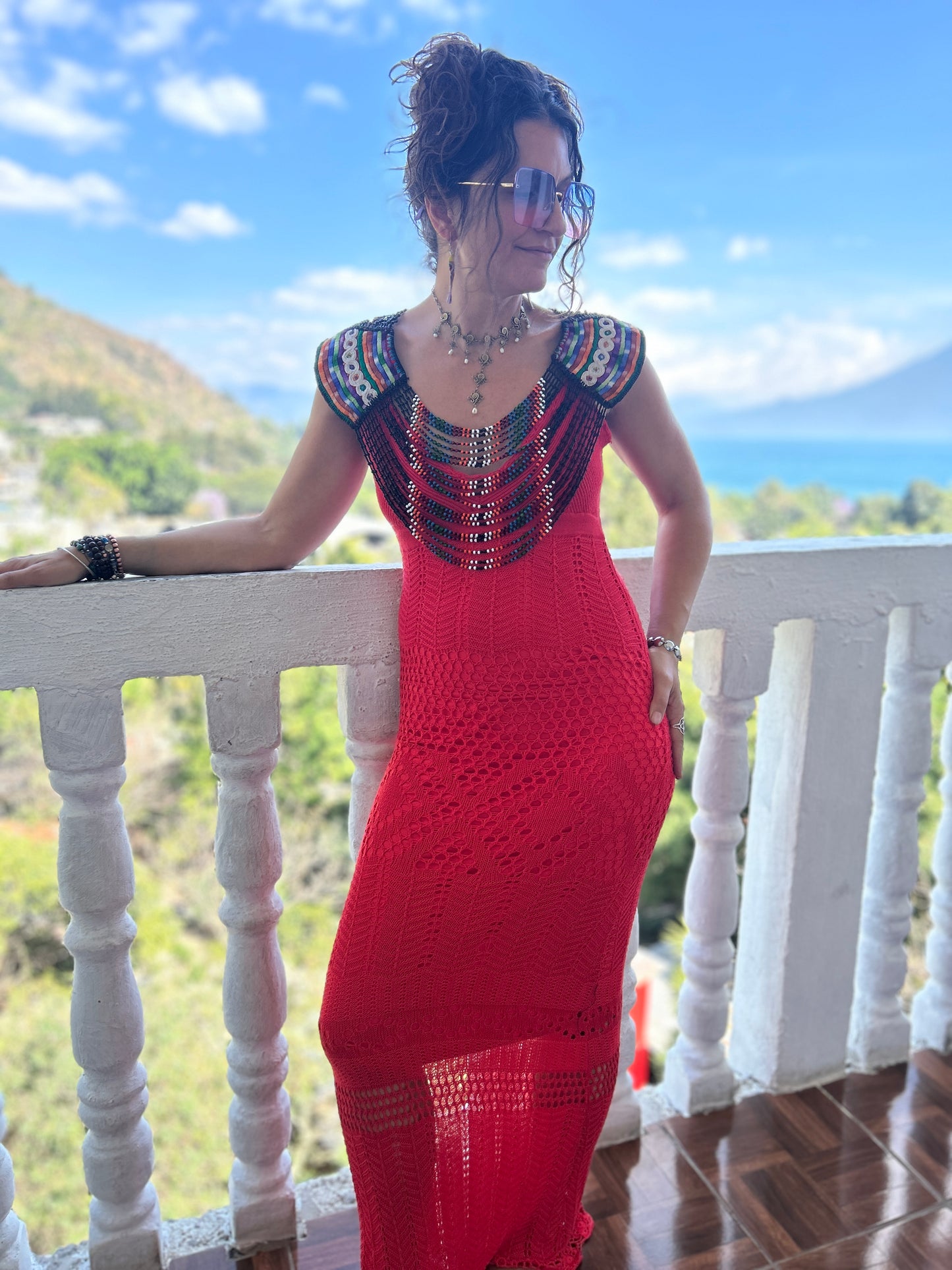 Beaded Goddess top