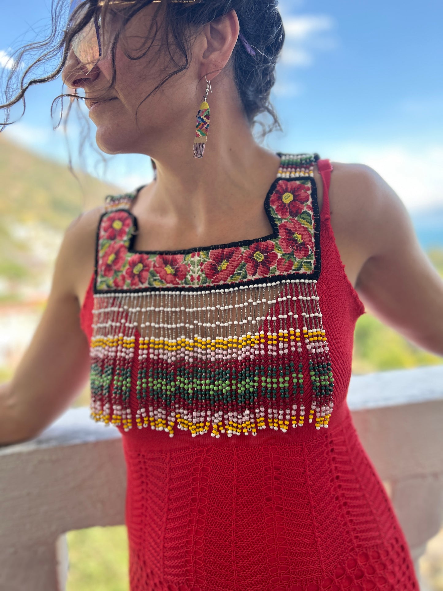 Beaded Goddess top