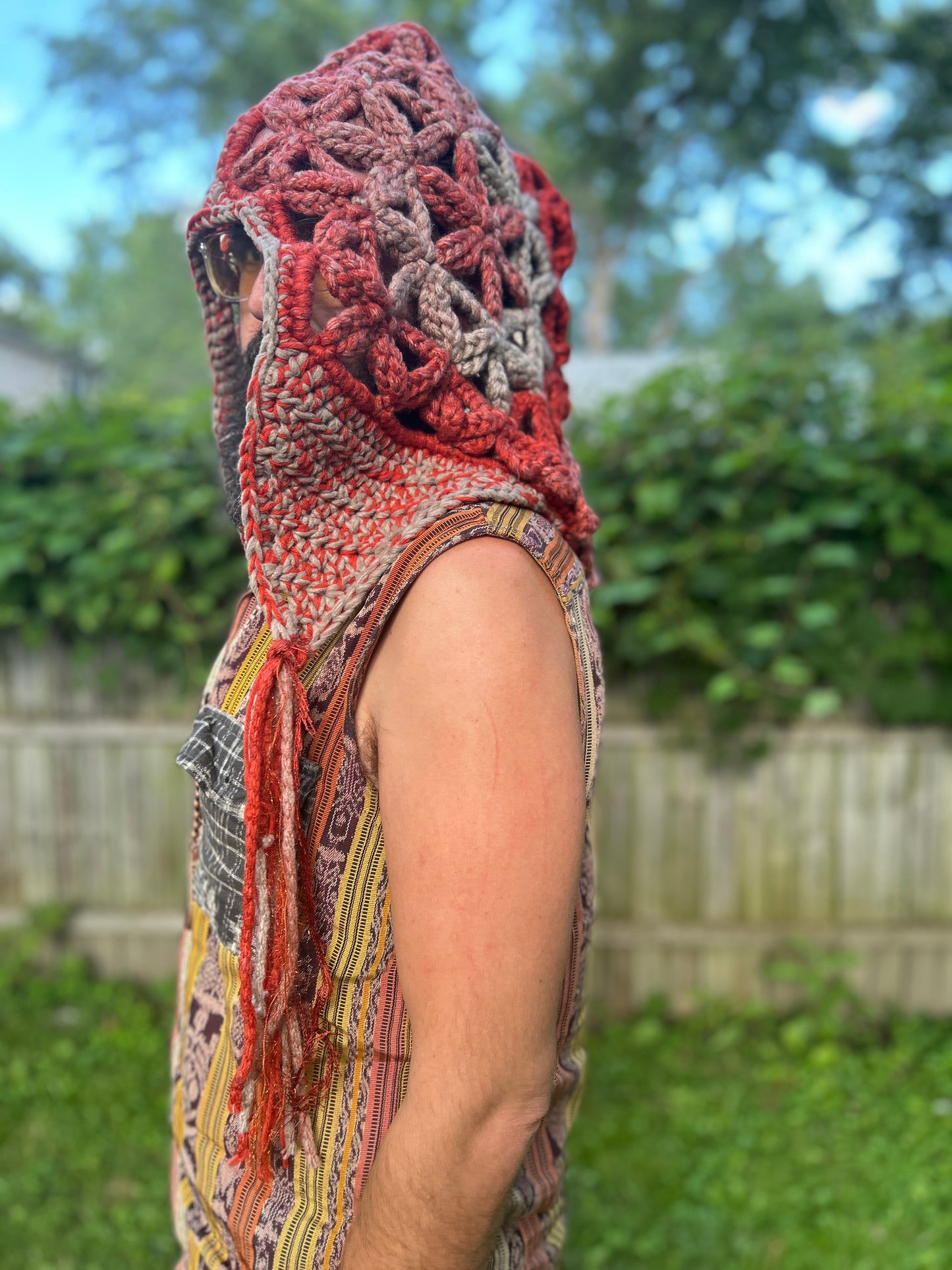 Flower of Life oversized hood