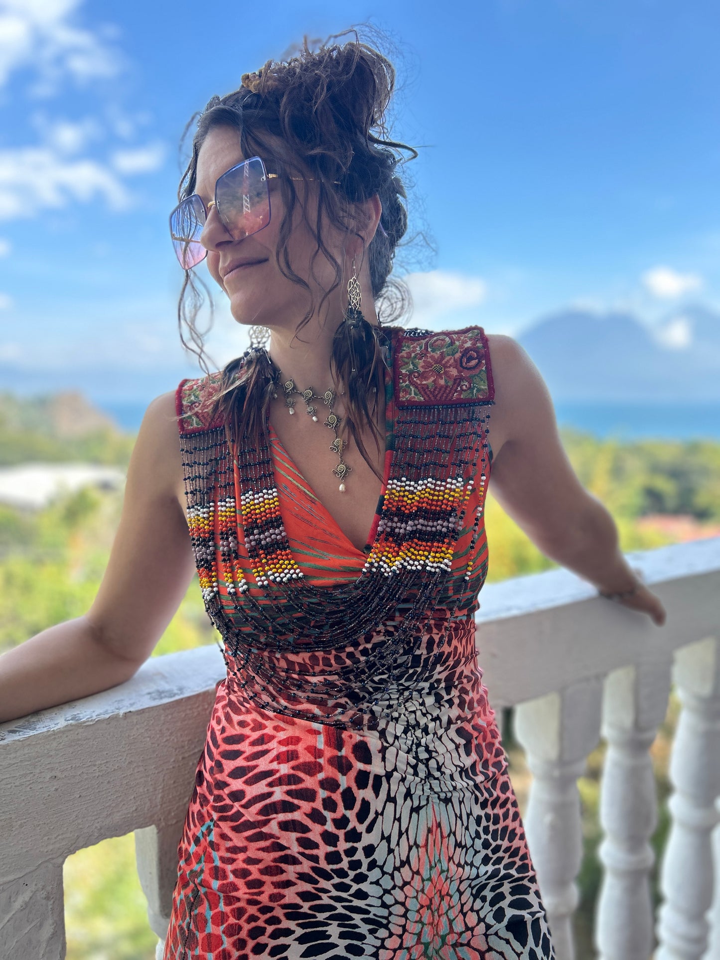 Beaded Goddess top