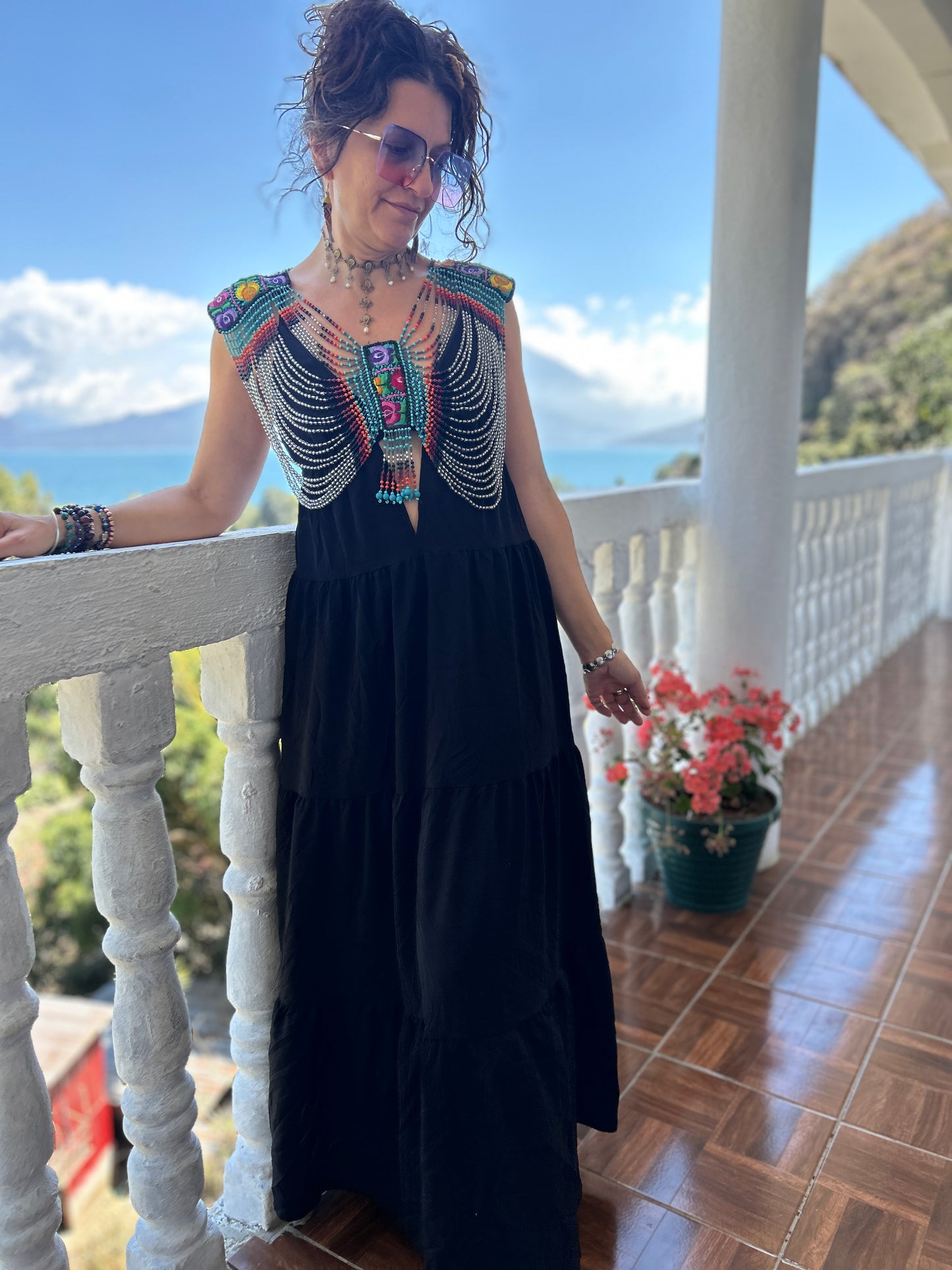 Beaded Goddess top