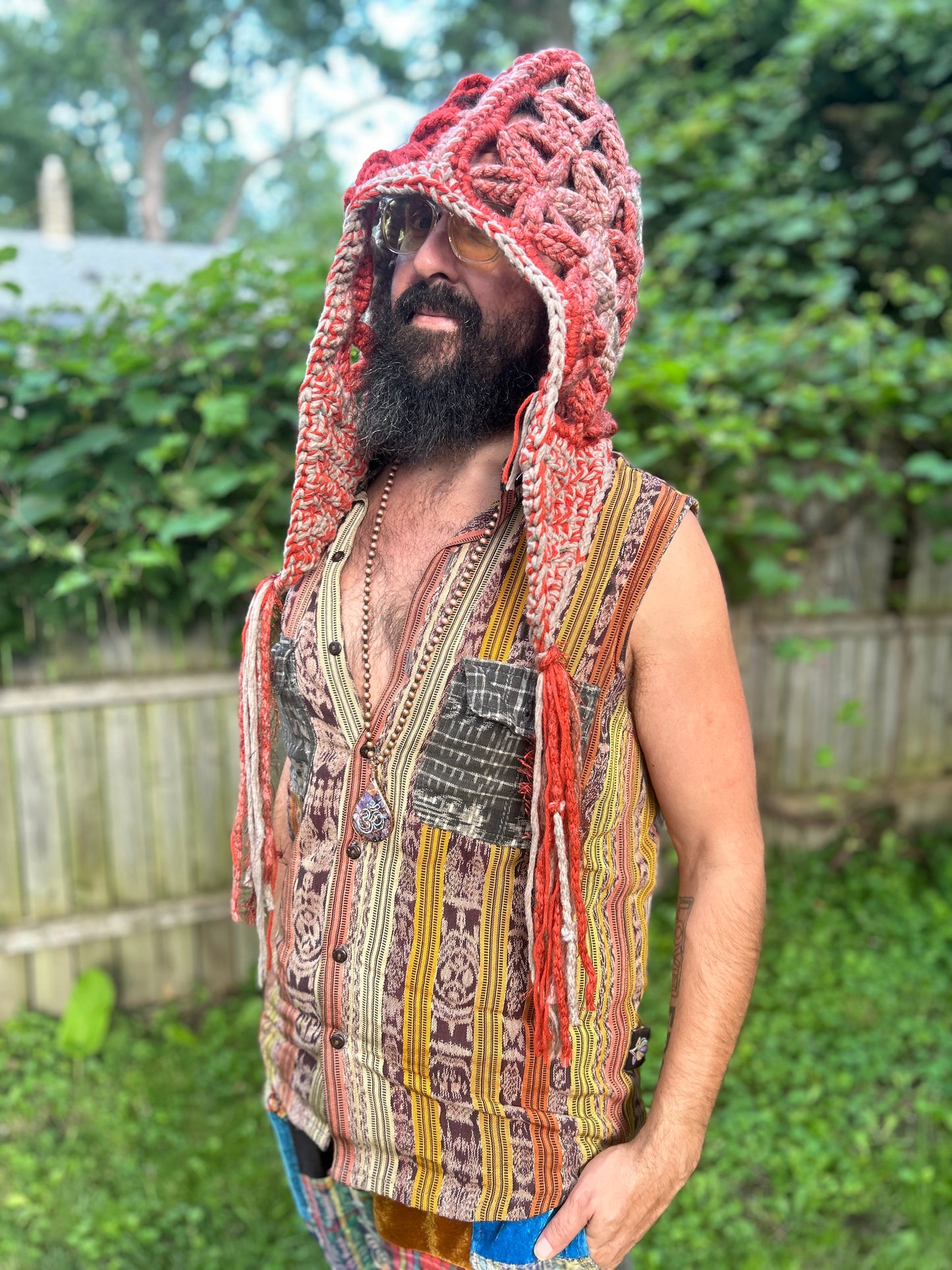 Flower of Life oversized hood