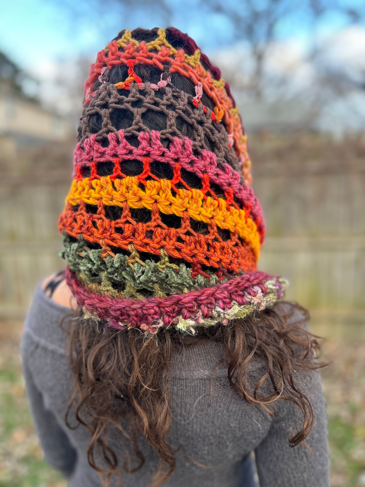 Fall colors Infinity scarf