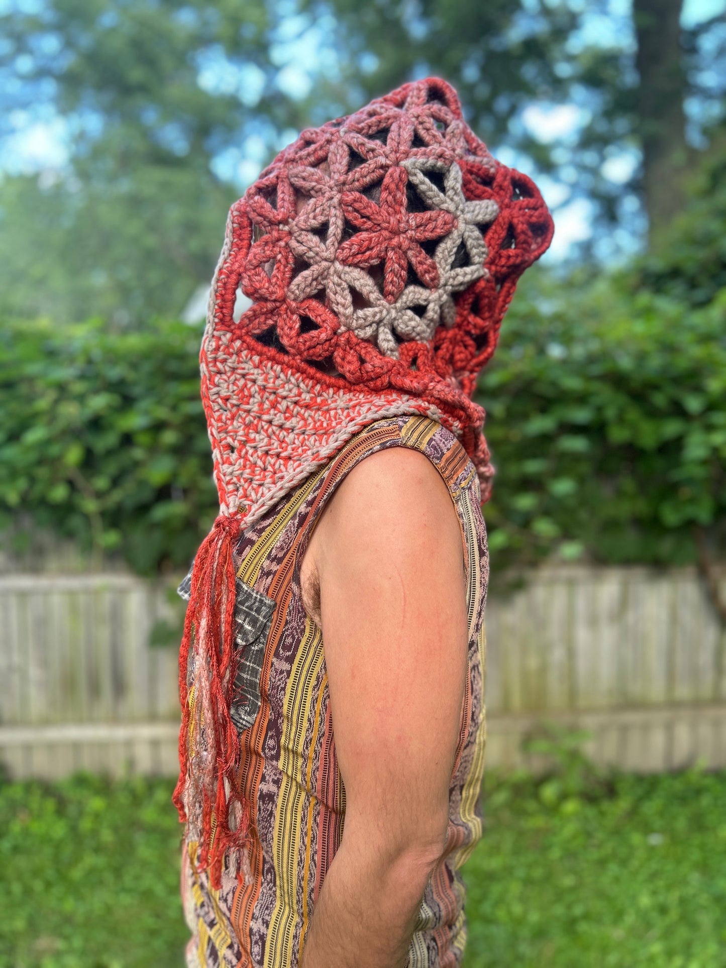 Flower of Life oversized hood
