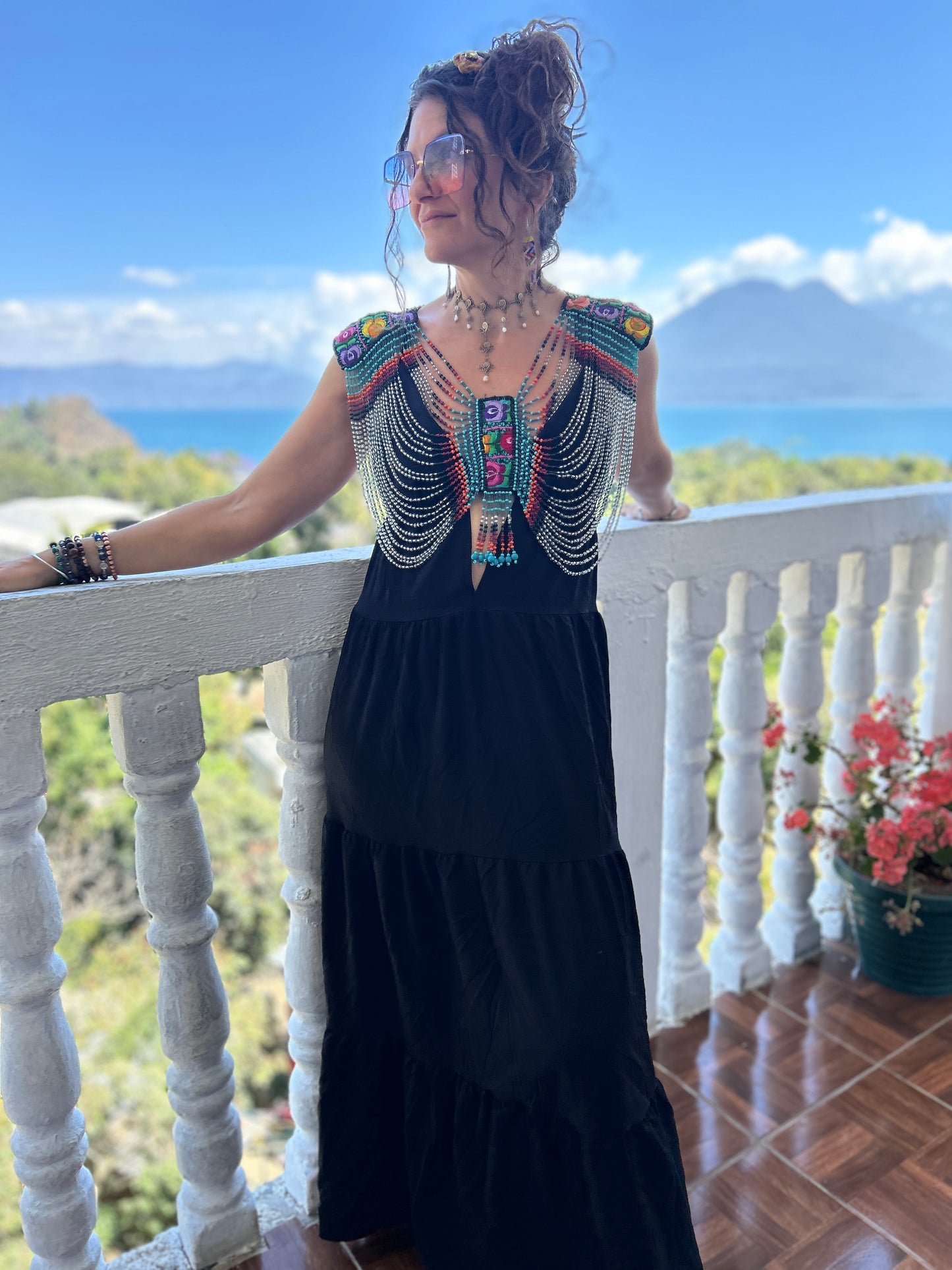 Beaded Goddess top