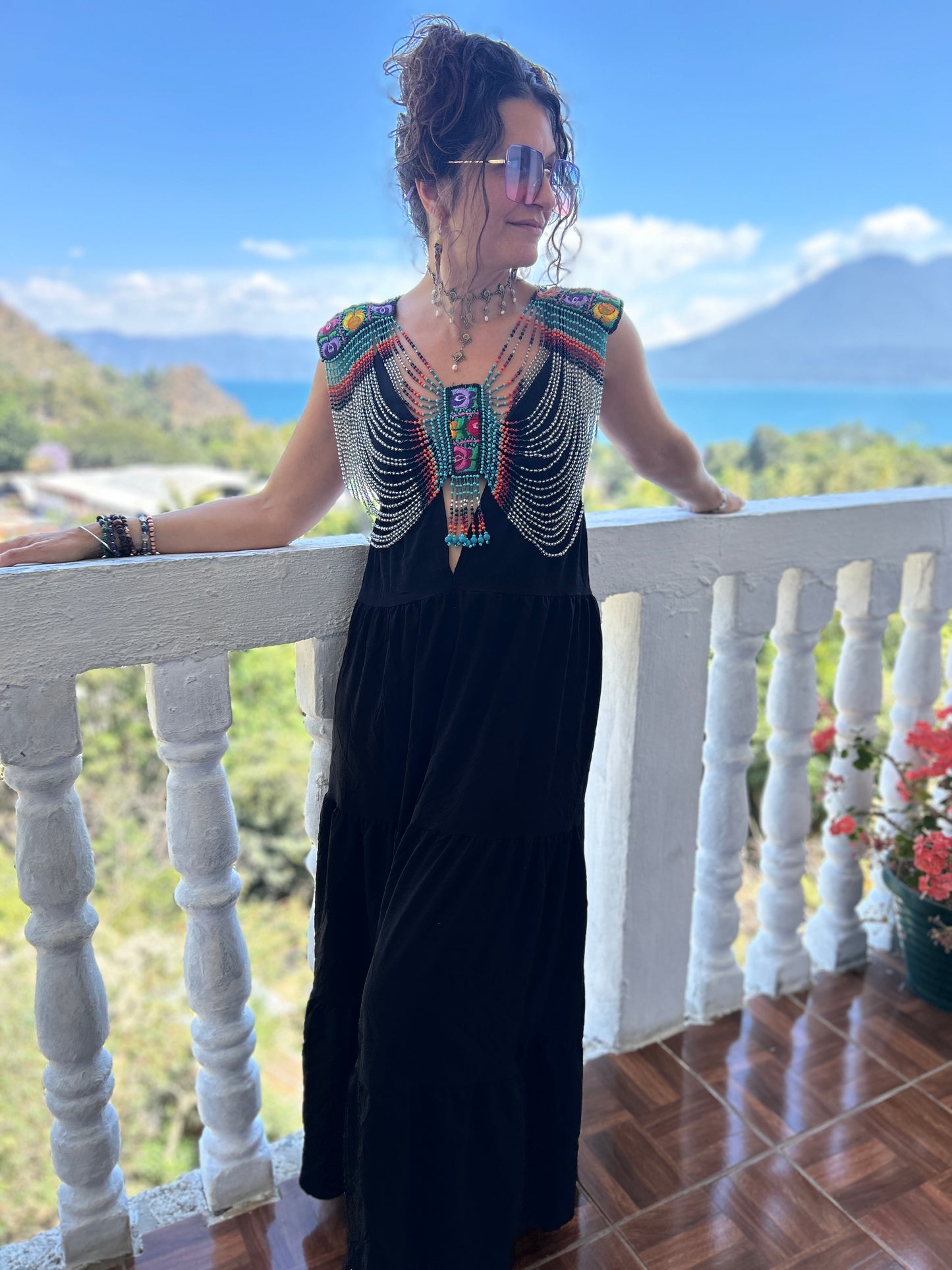 Beaded Goddess top