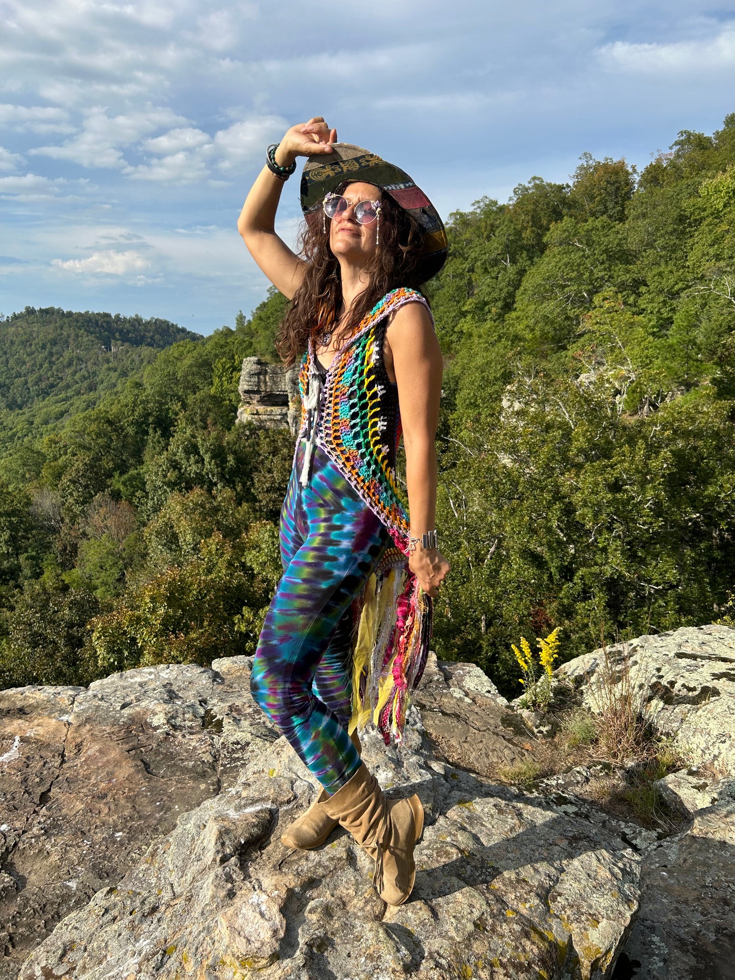 Rainbow fae vest