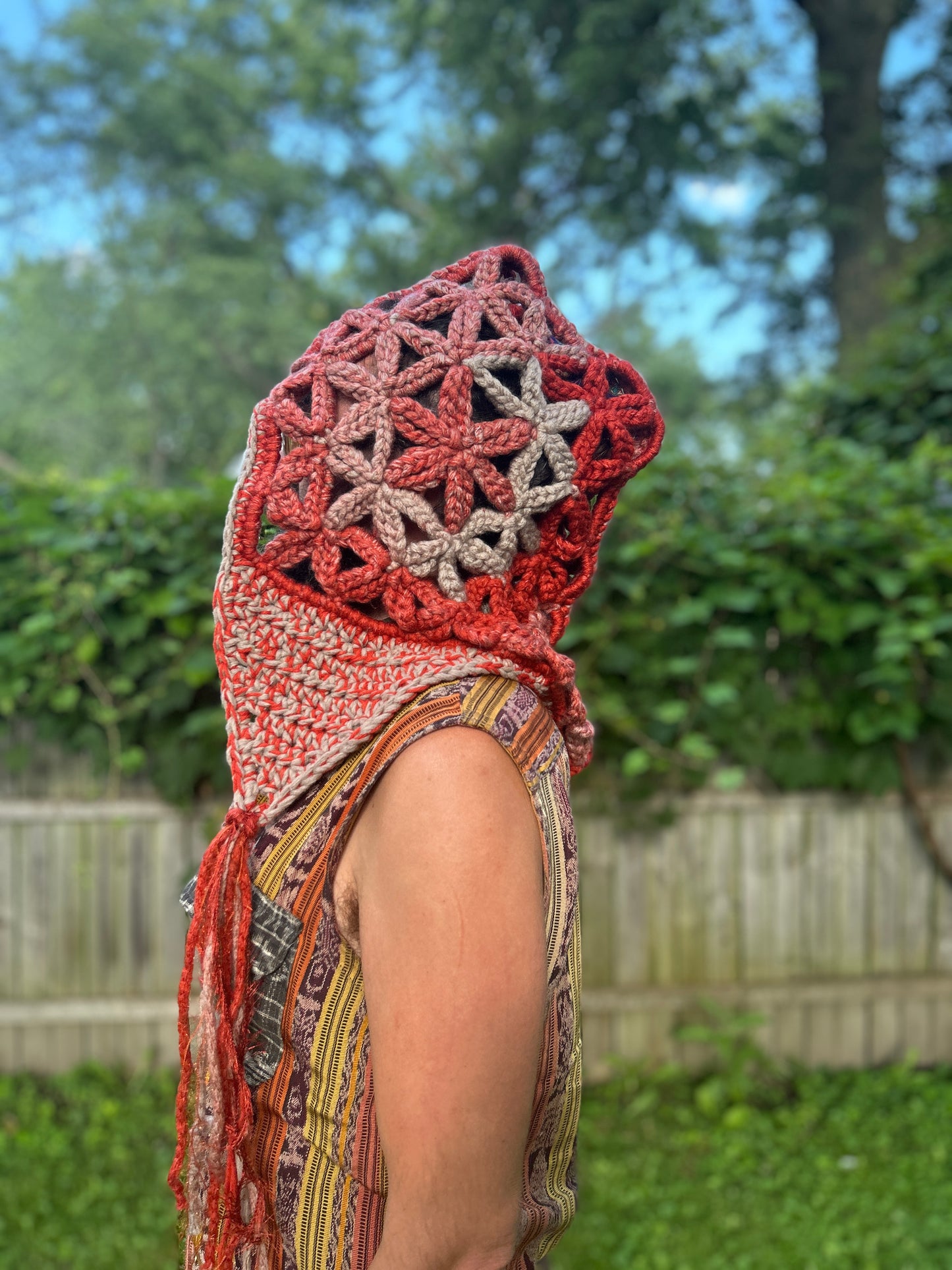 Flower of Life oversized hood
