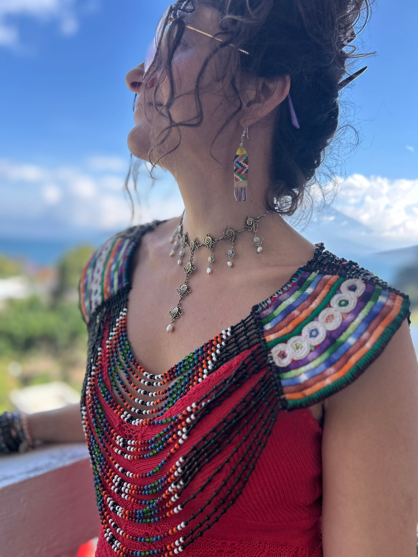 Beaded Goddess top