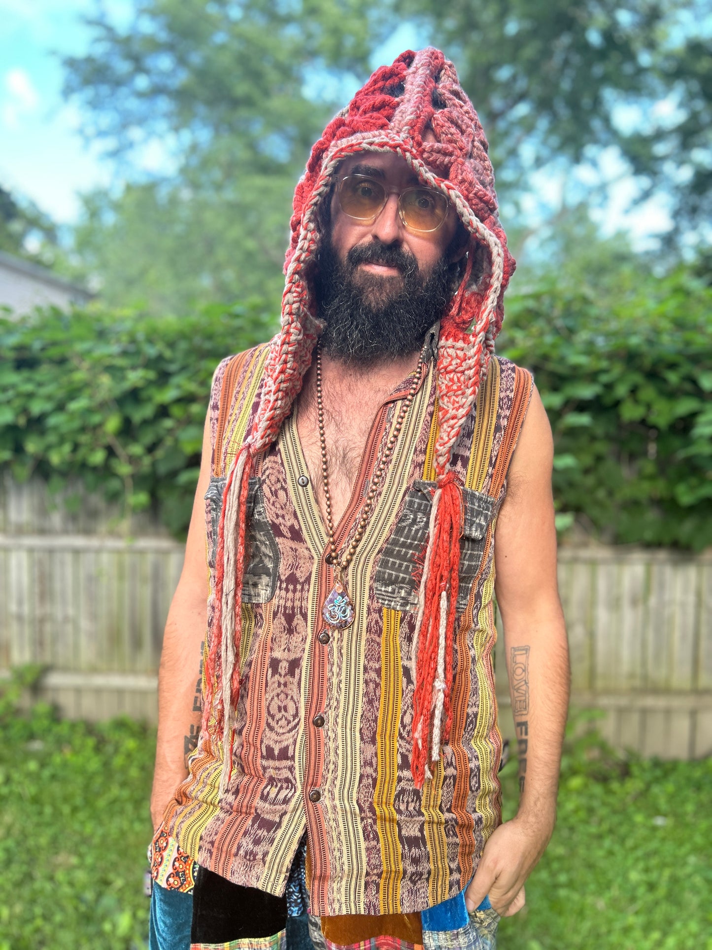 Flower of Life oversized hood