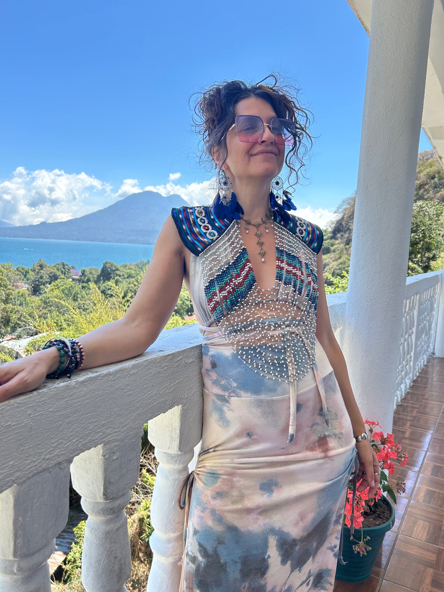 Beaded Goddess top