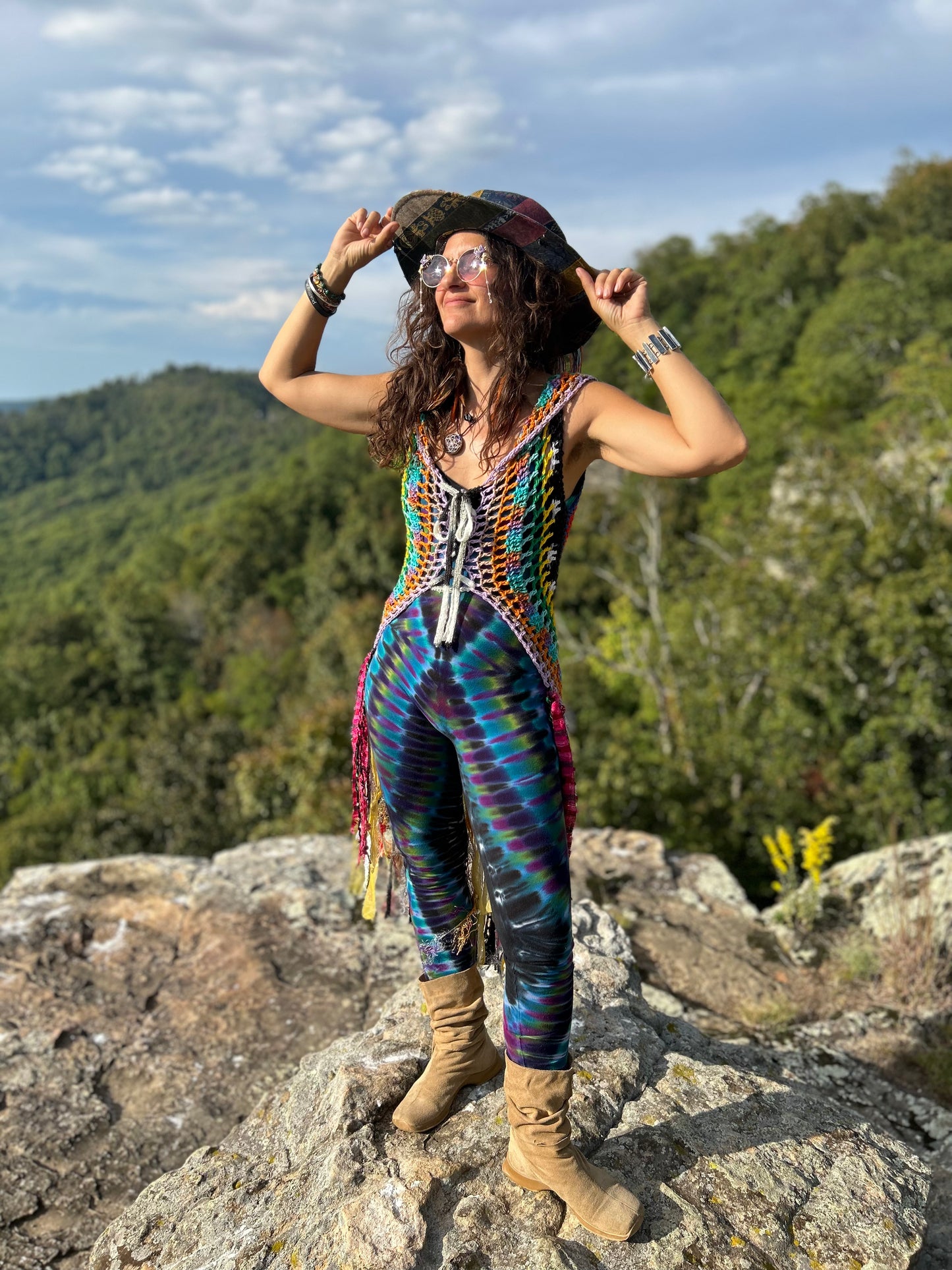 Rainbow fae vest