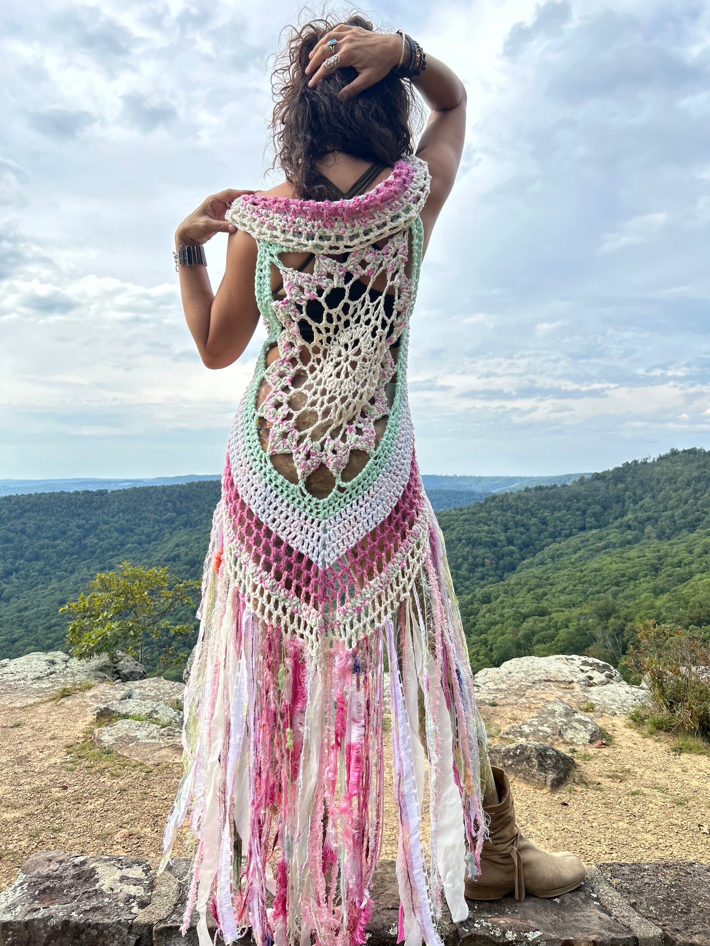 Pastel fairy fae vest