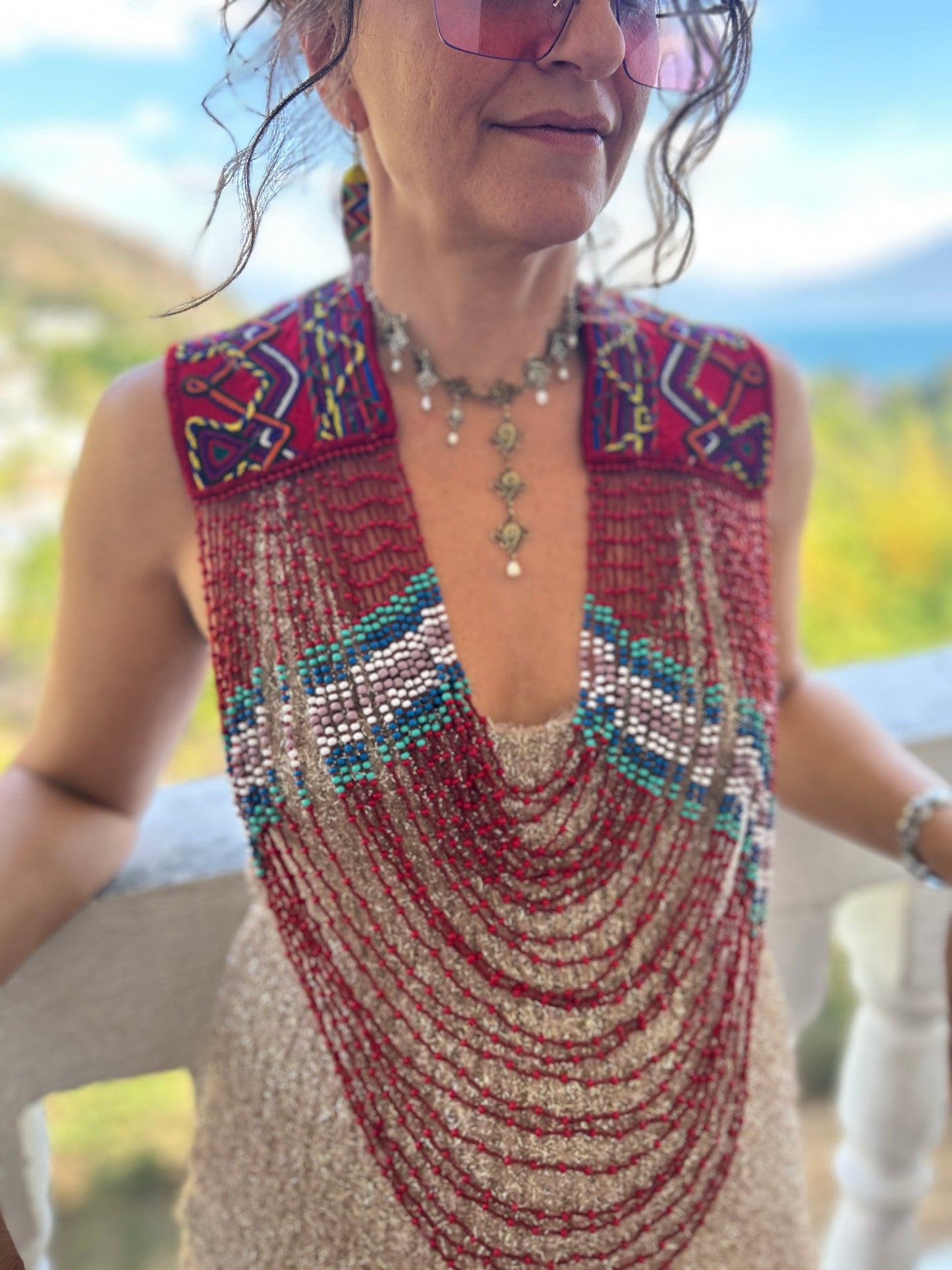 Beaded Goddess top