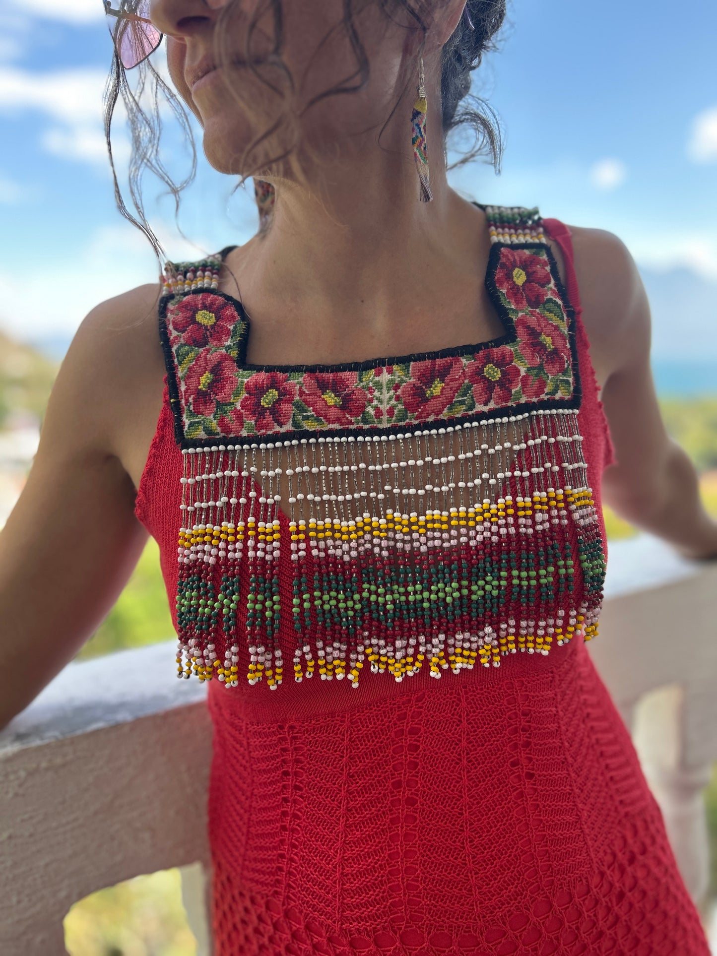 Beaded Goddess top