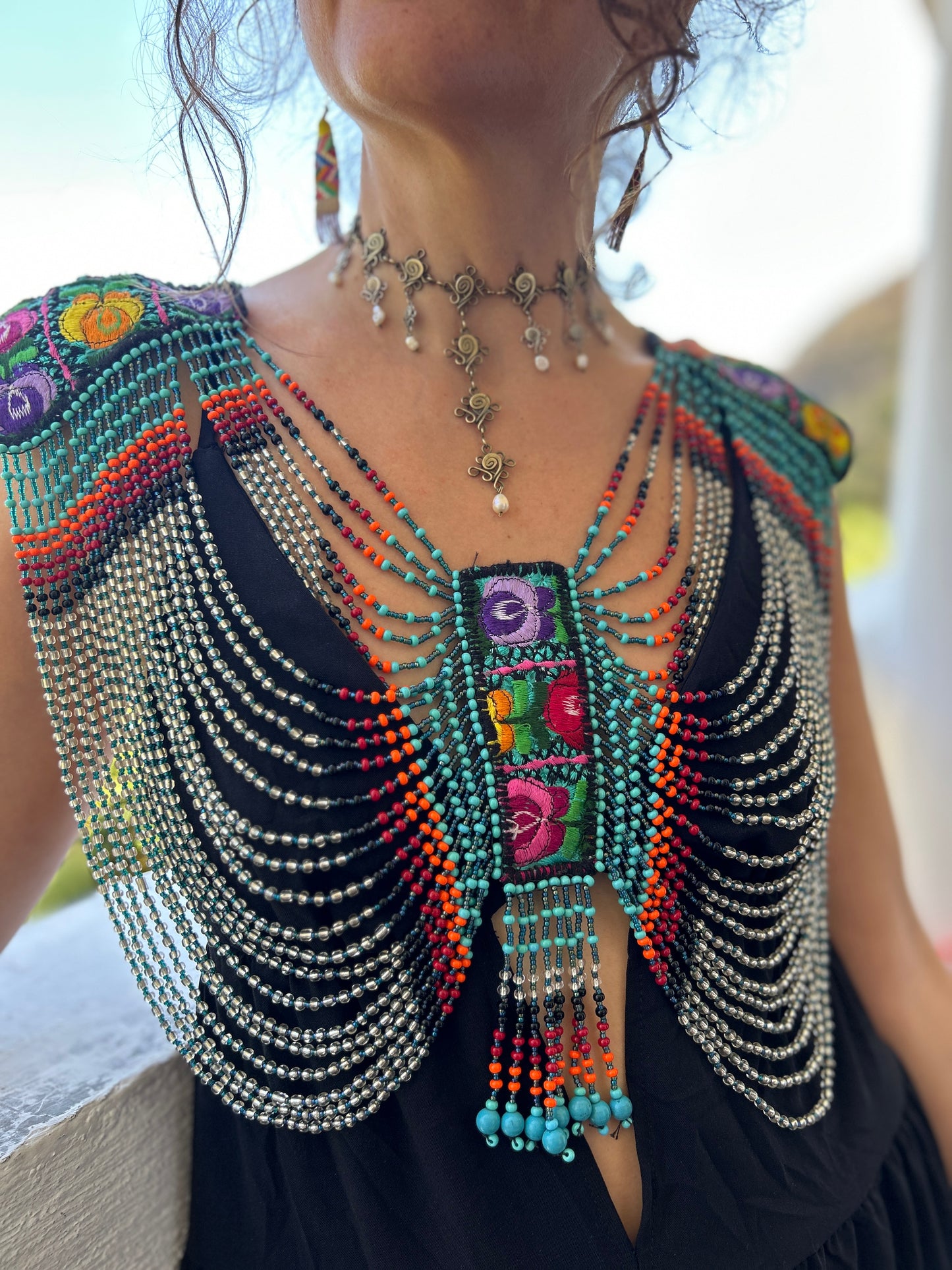 Beaded Goddess top