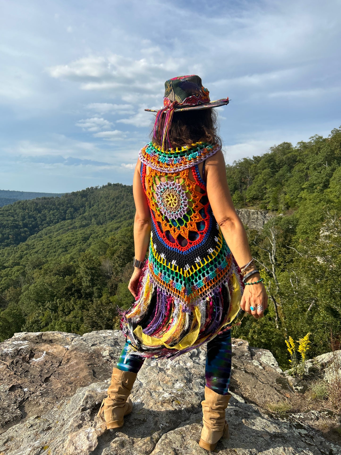 Rainbow fae vest